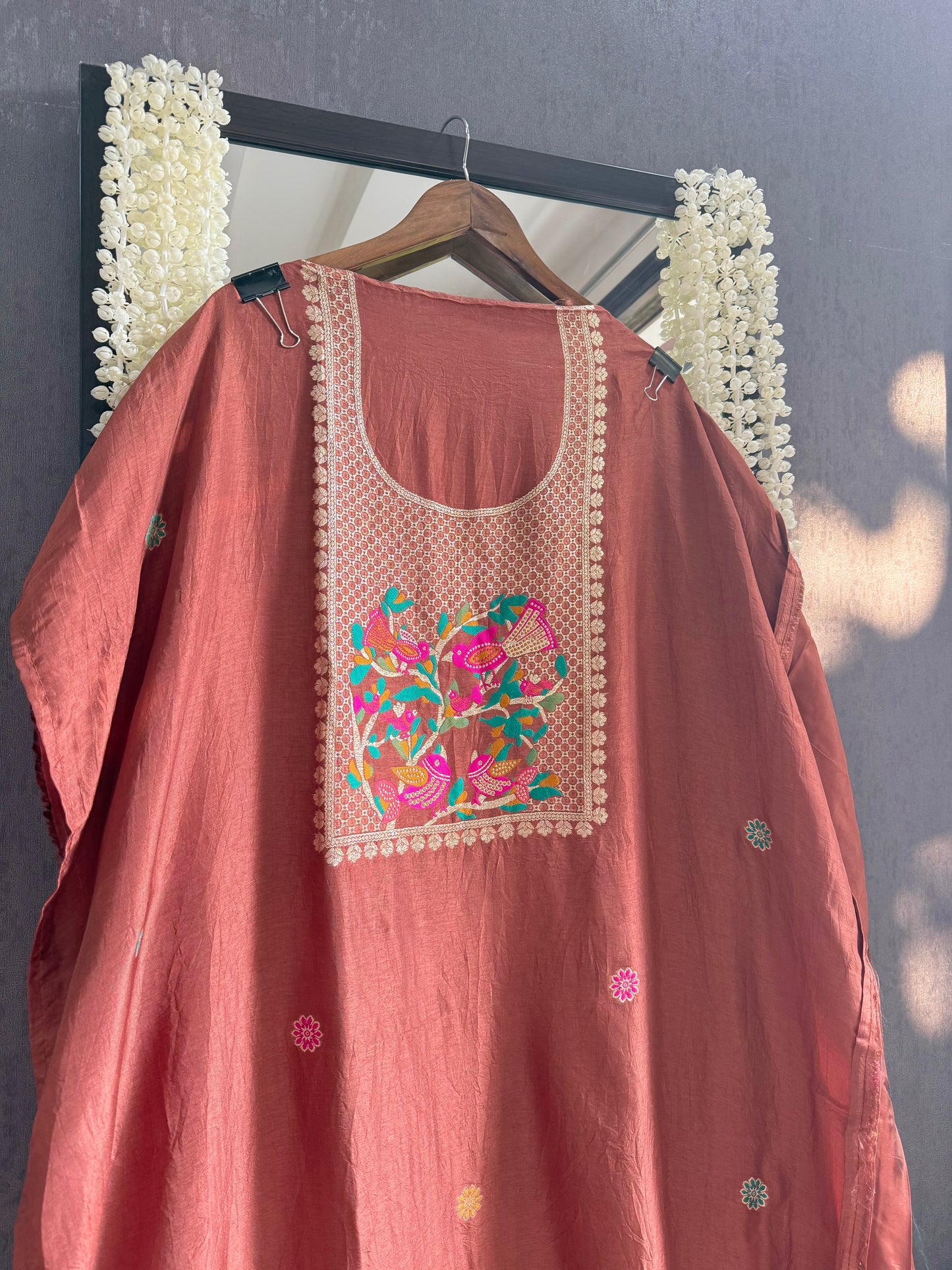 Meenakari Benarsi birds suit