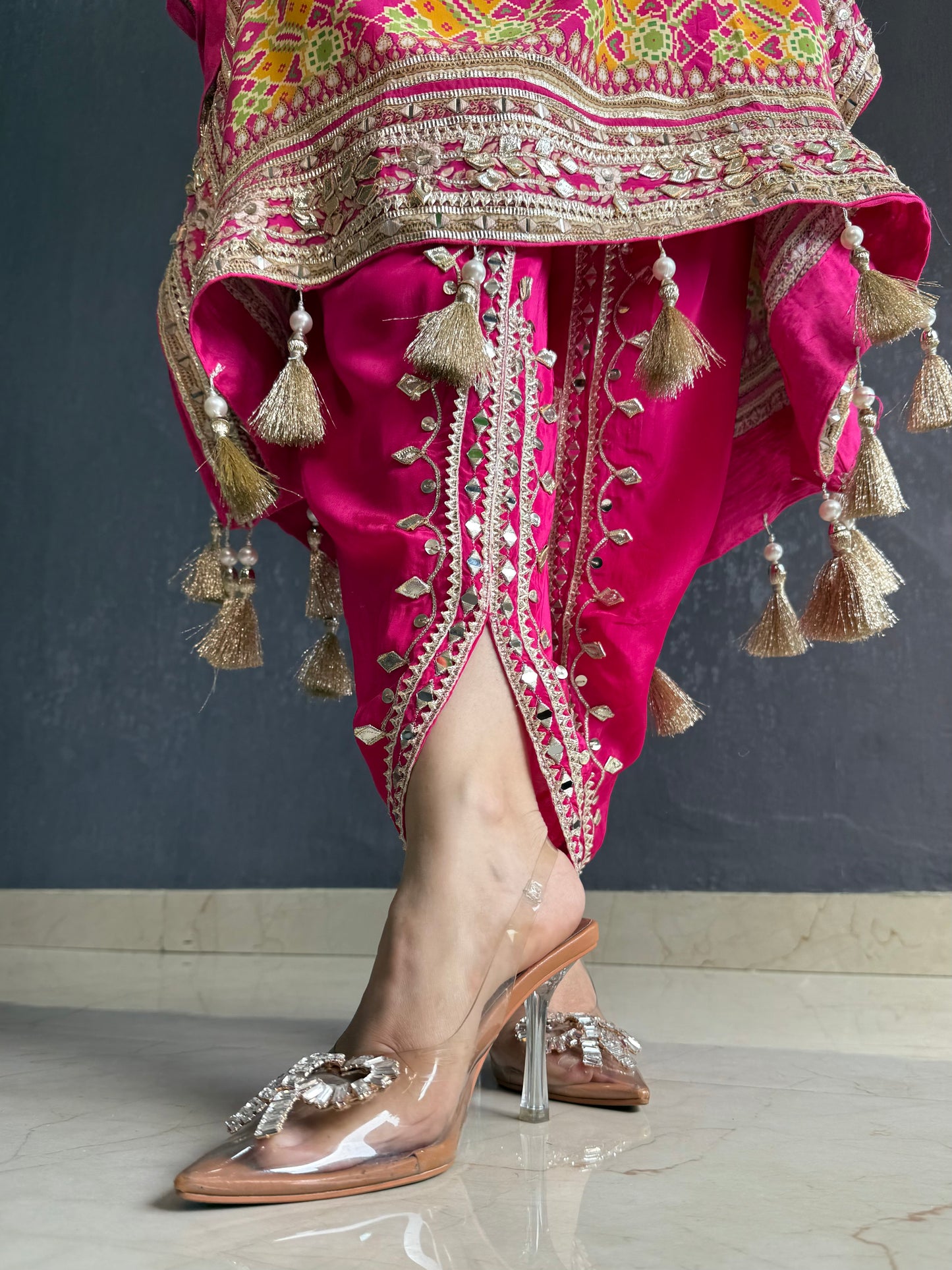 Luxurious patola kaftan set