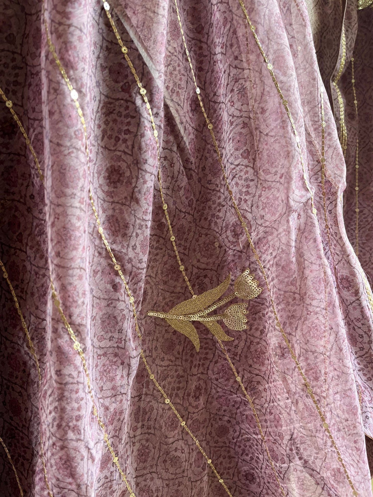 Marori aari work jacquard suit