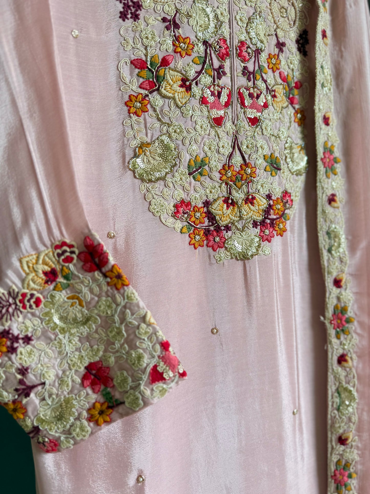 Luxurious handwork sharara set