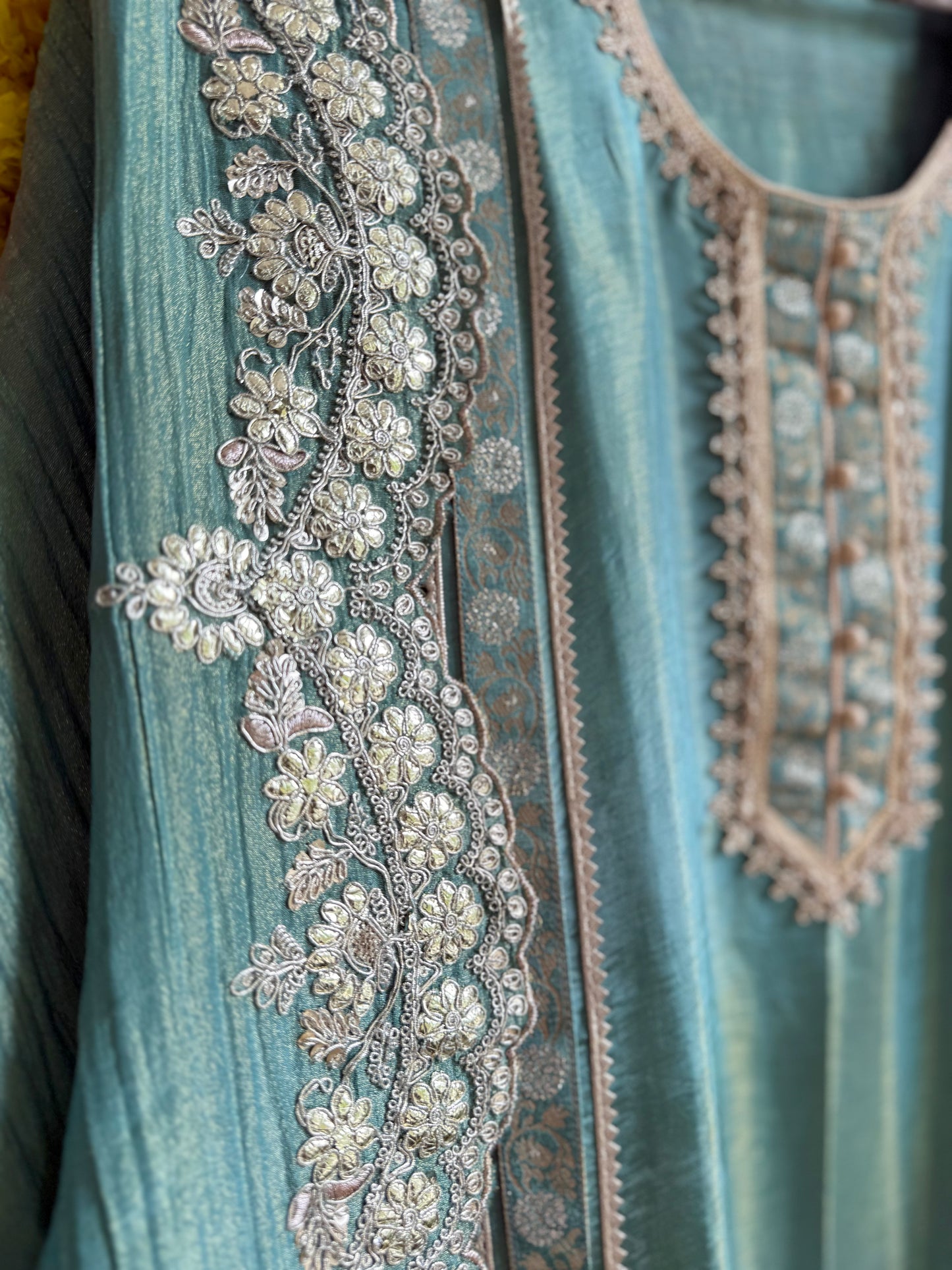 Luxurious Benarsi Tissue silk suit
