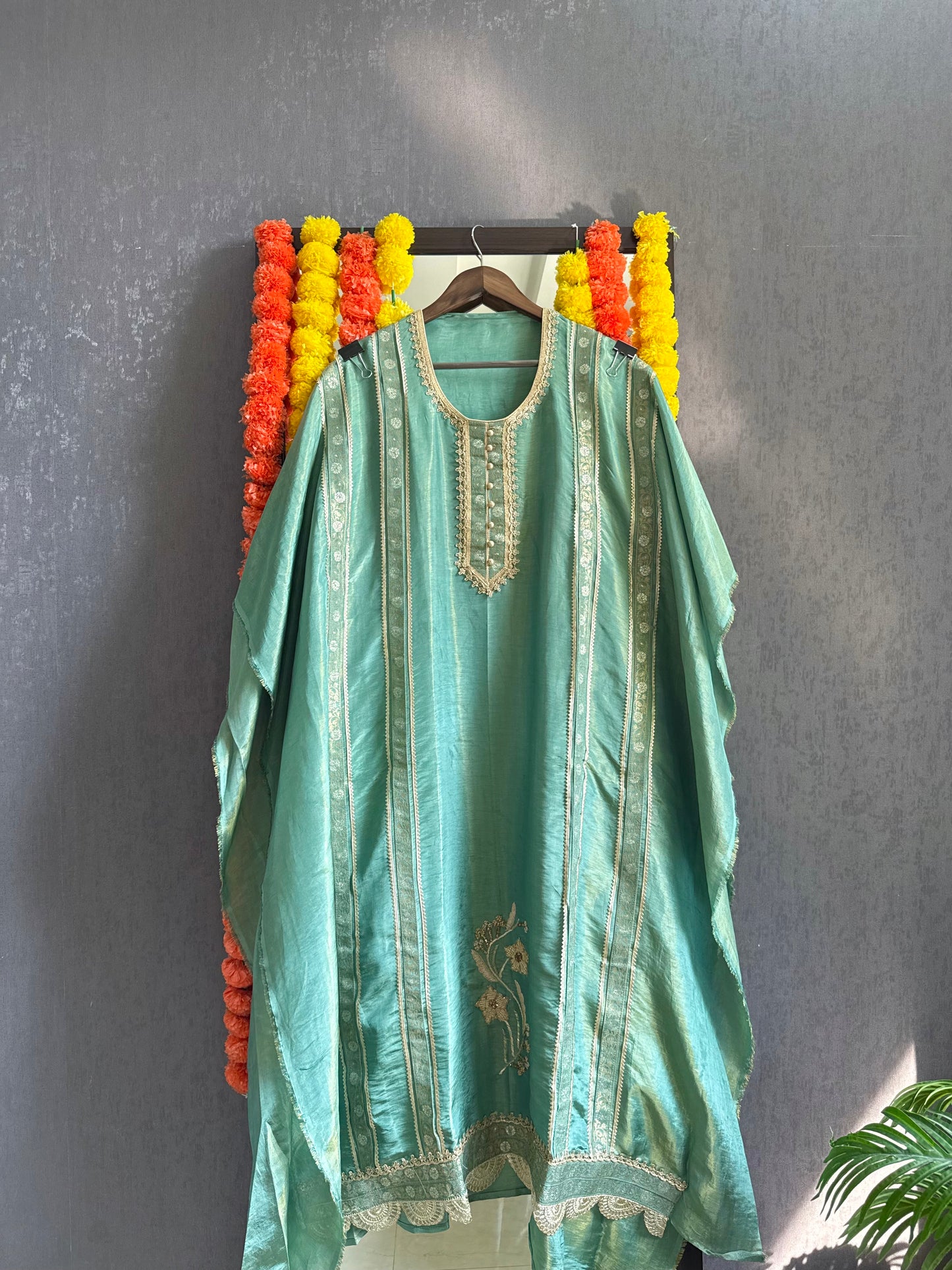 Luxurious Benarsi Tissue silk suit
