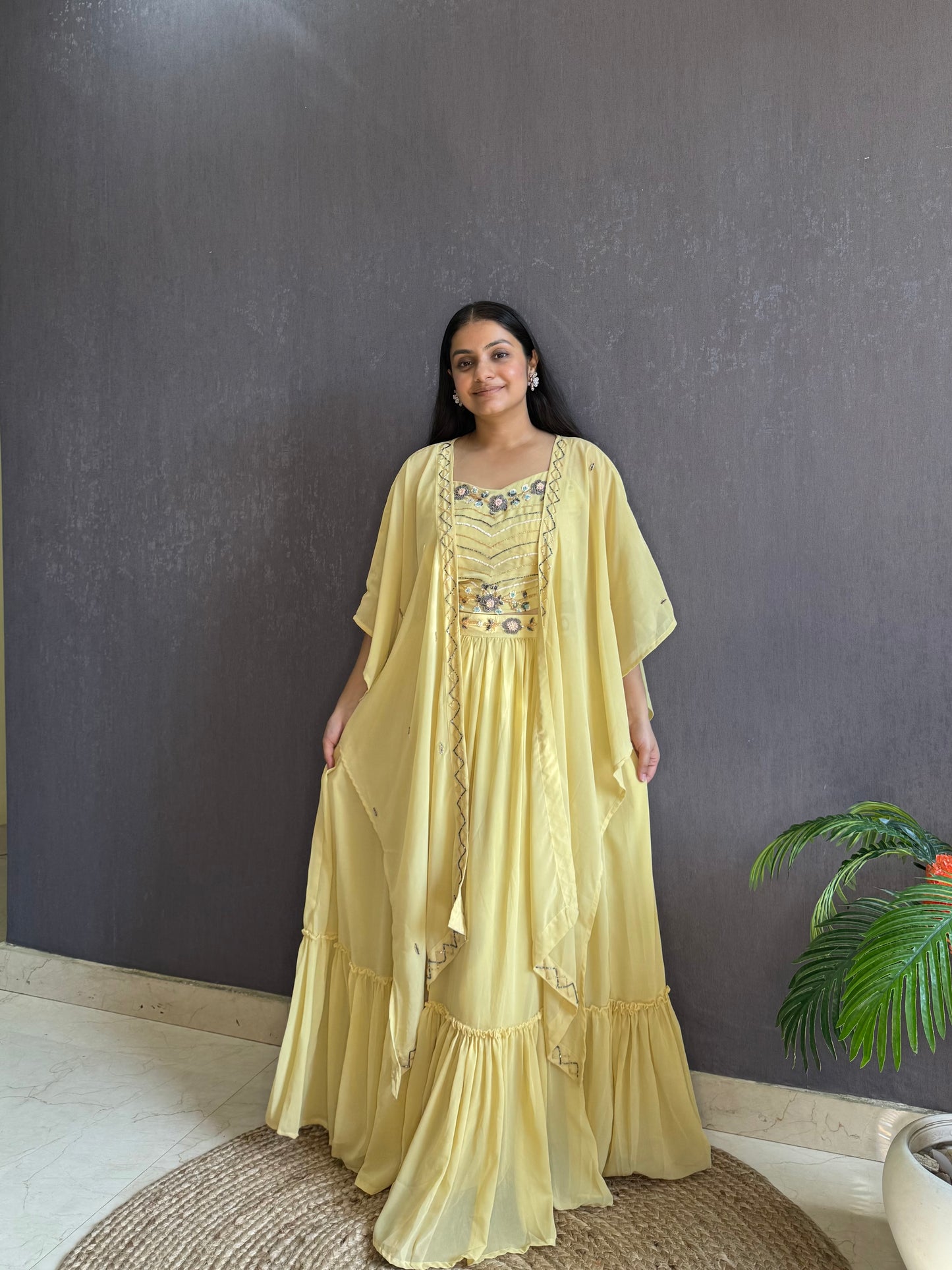 Cape Lehenga set