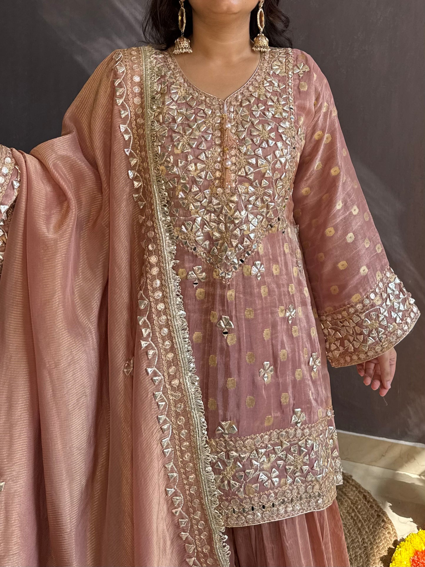 Luxurious gotapatti sharara set
