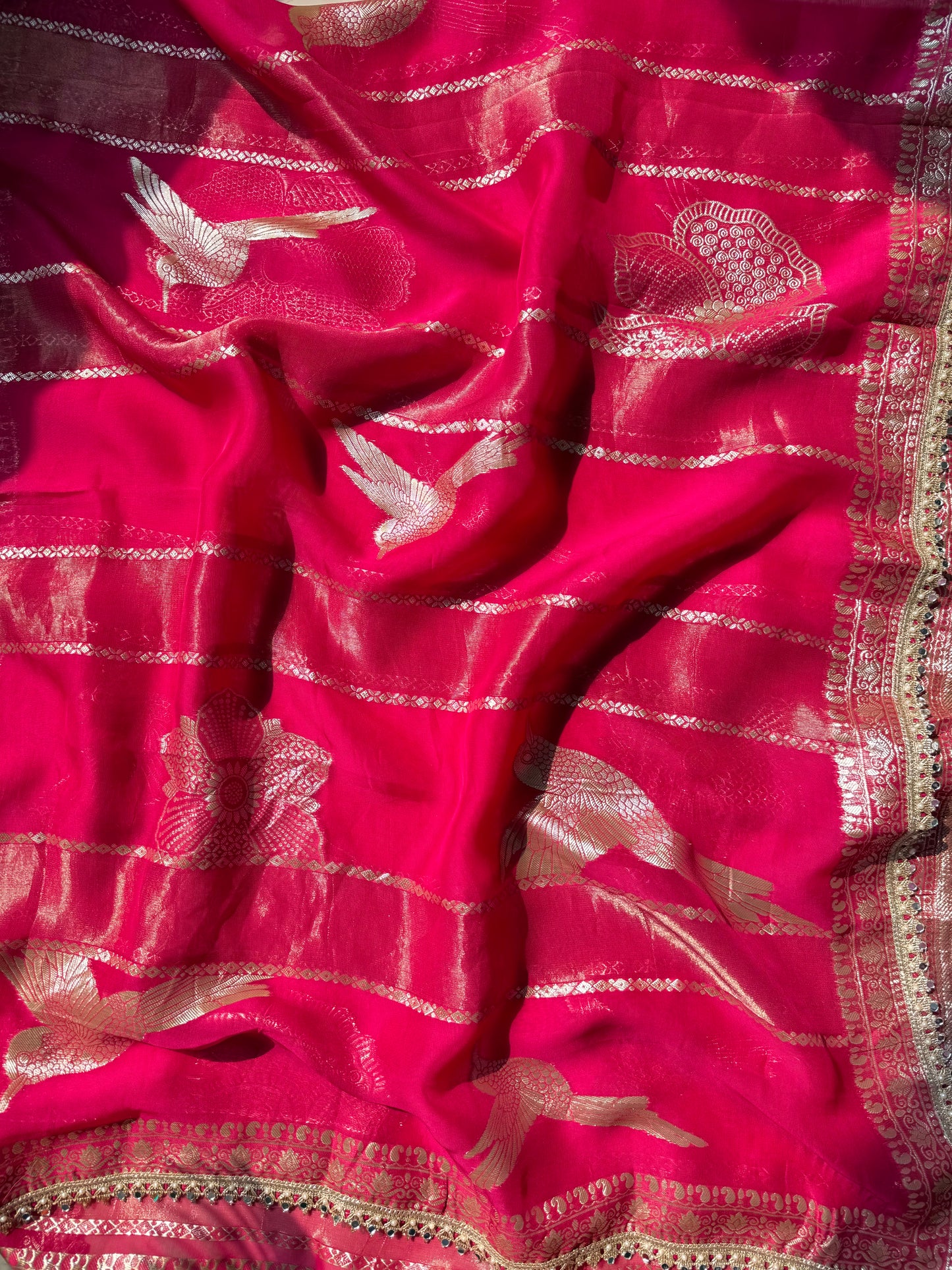 Luxurious Mirrorwork Benarsi suit