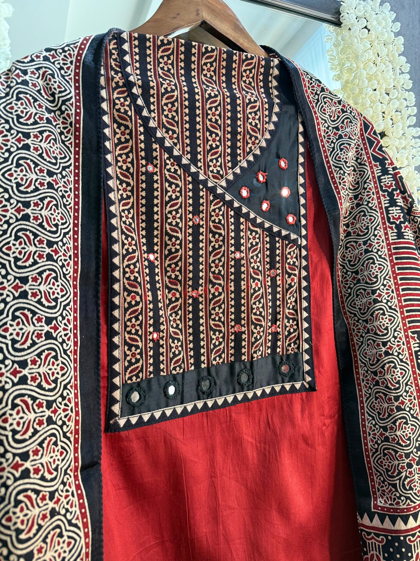 Cotton ajrakh suits