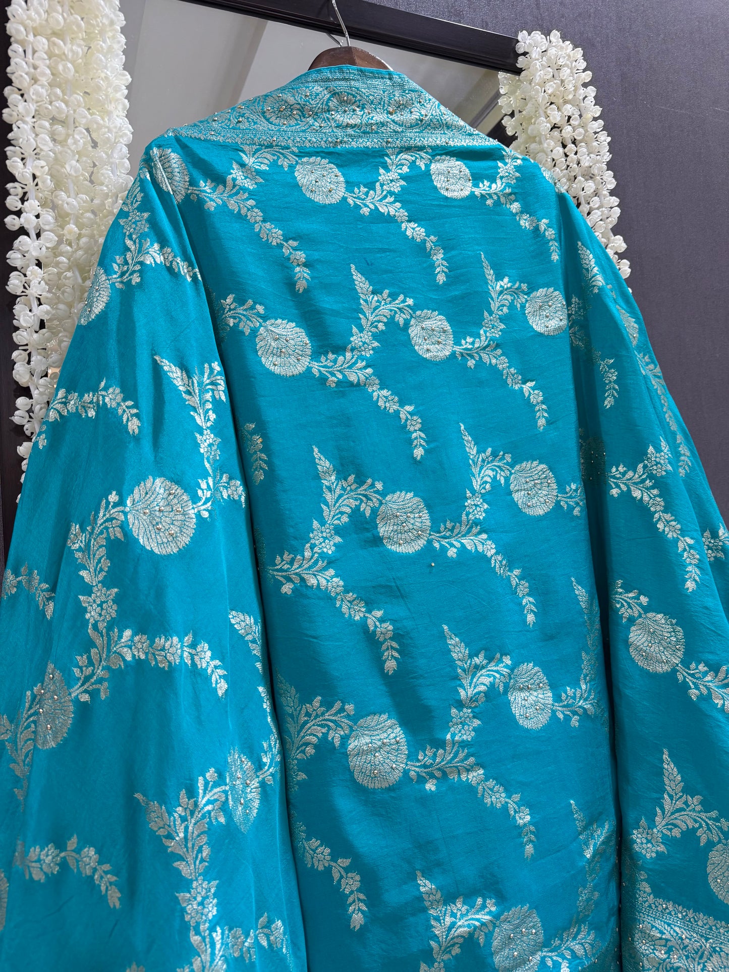 Banarsi handwork silk suit