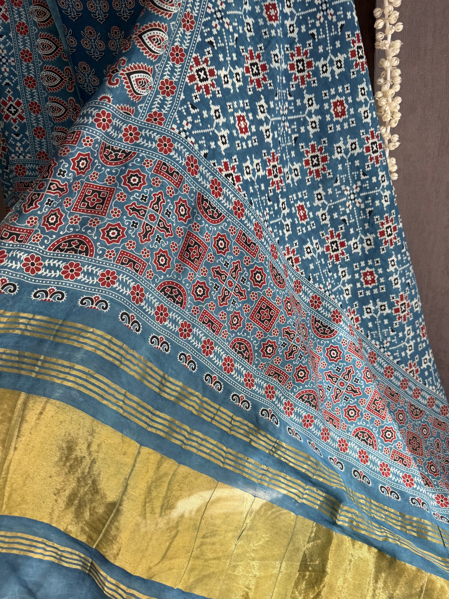 Modal cotton ajrakh suits