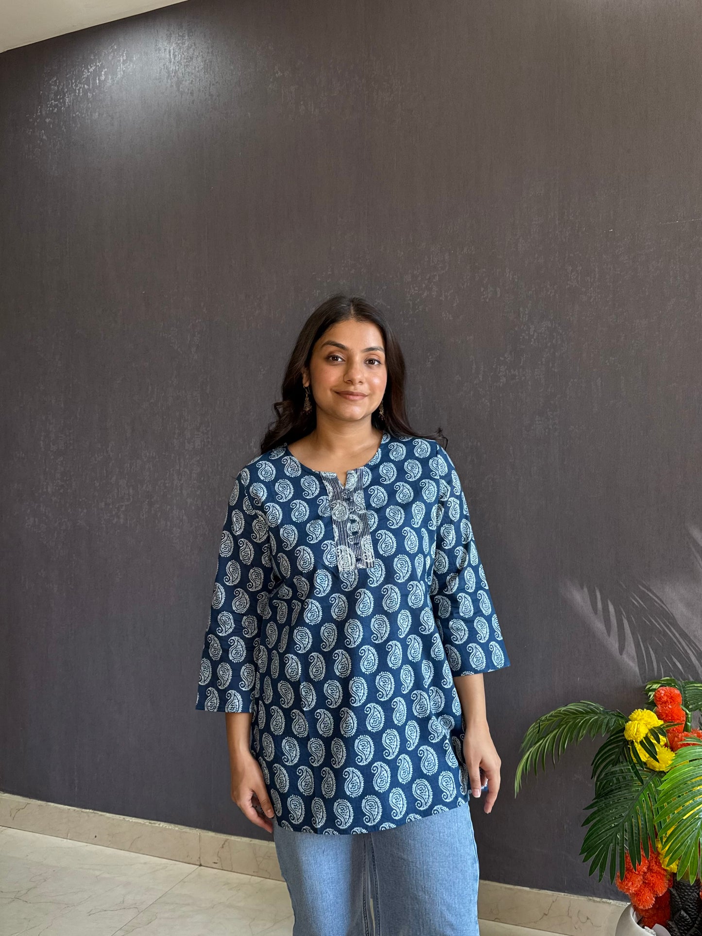 Paisley Printed short kurtas