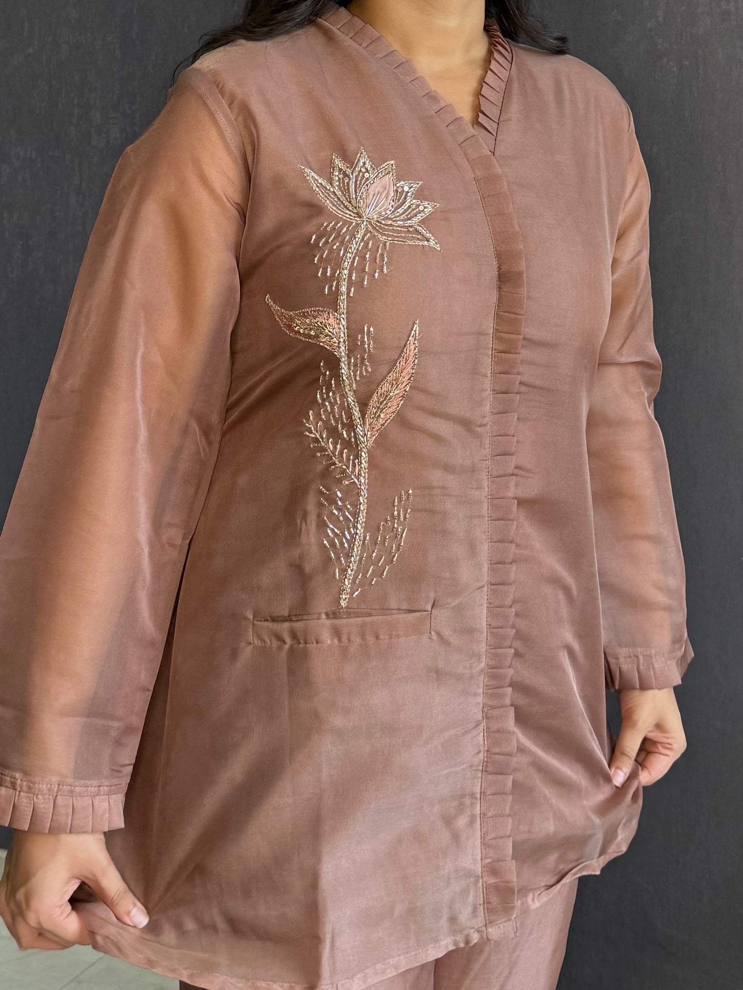 Designer handwork Coord set