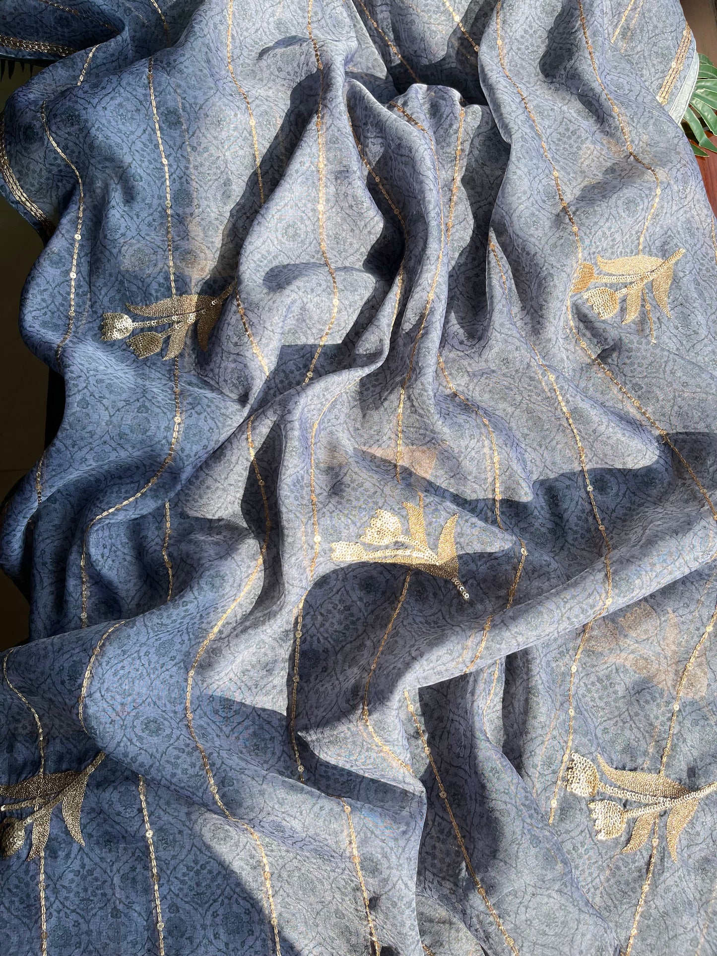 Marori aari work jacquard suit