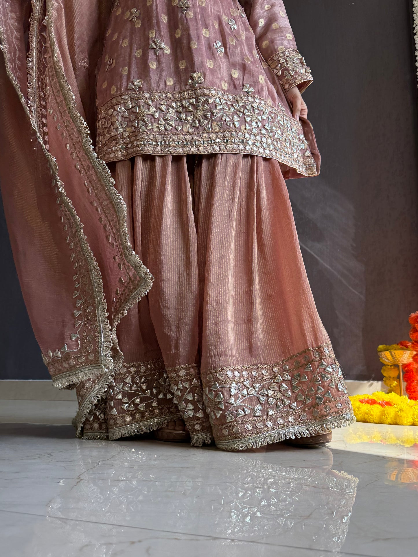 Luxurious gotapatti sharara set