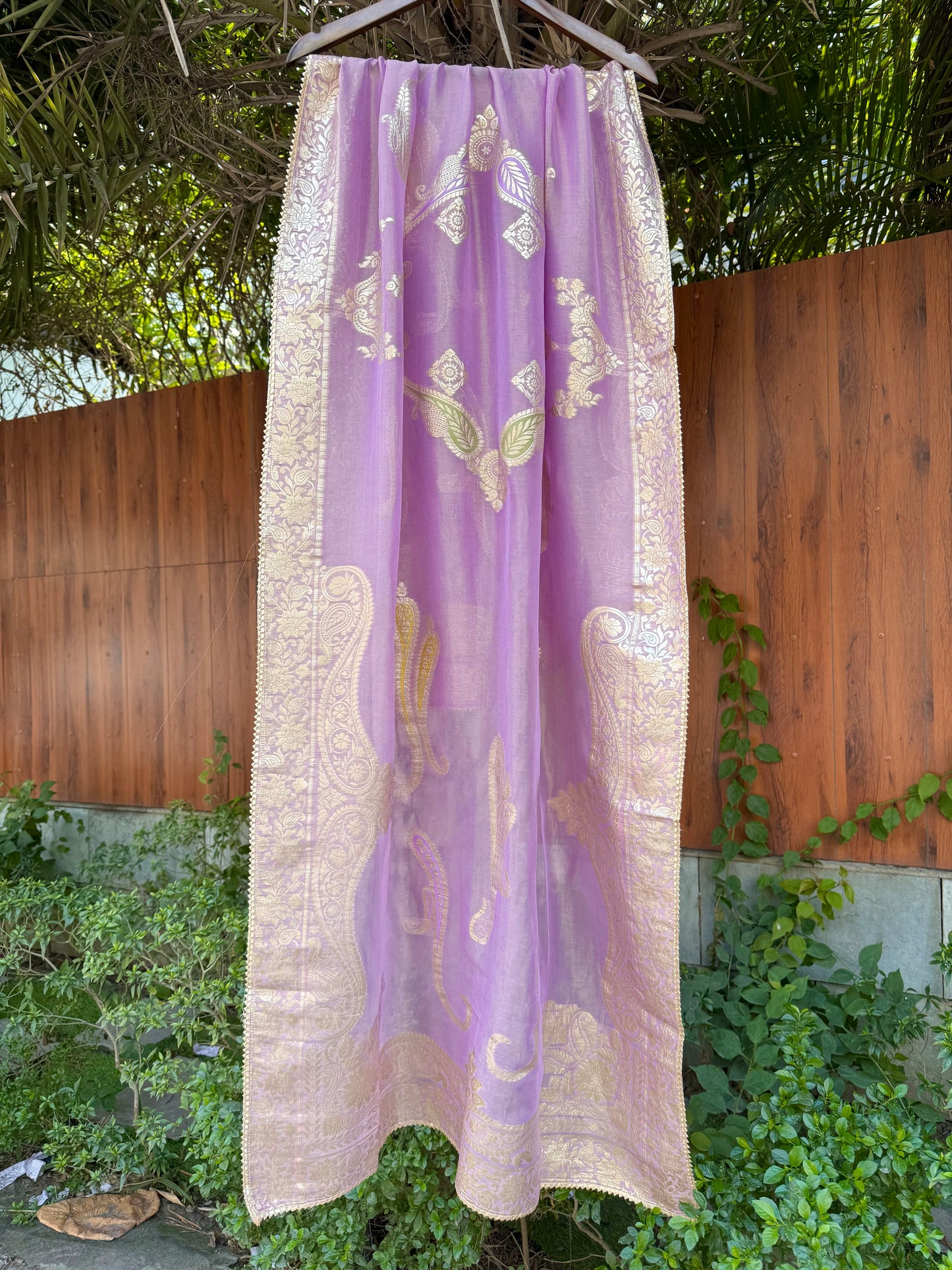 Luxurious handwork Tissue Benarsi silk suit
