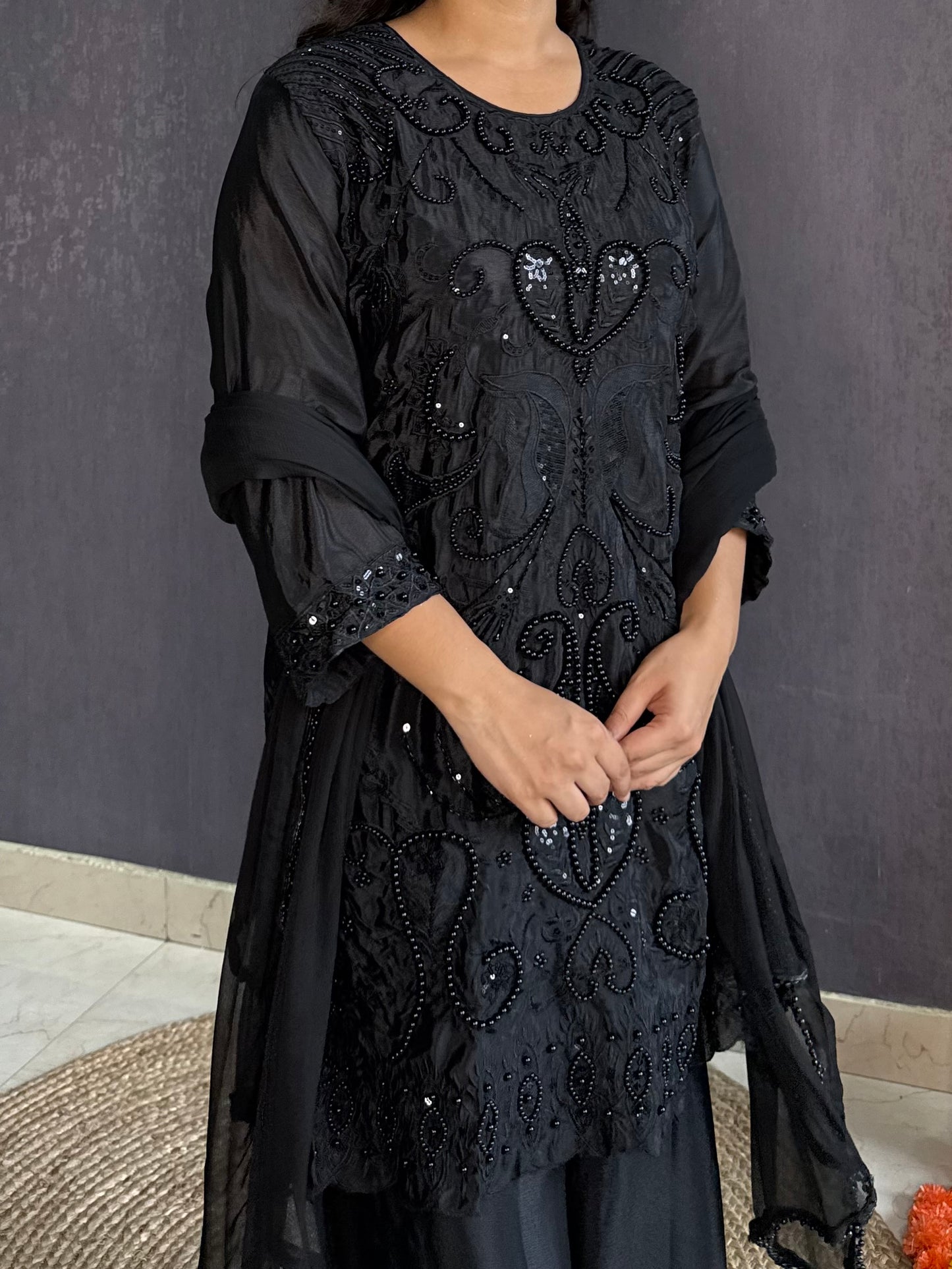 Premium handwork sharara set