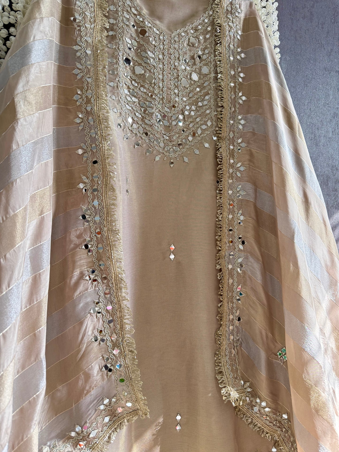 Luxurious Mirrorwork suit