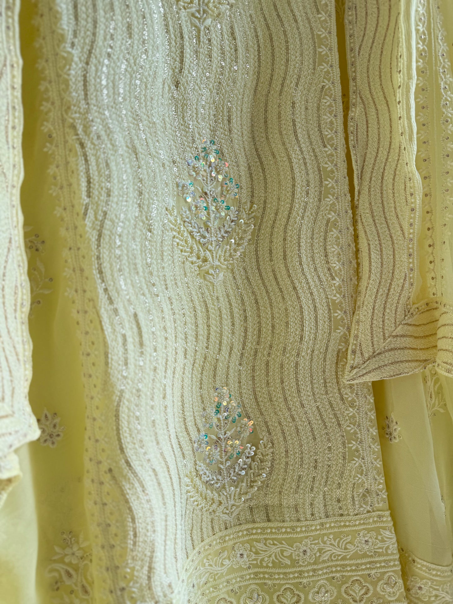 Lucknowi chikankari handwork suit