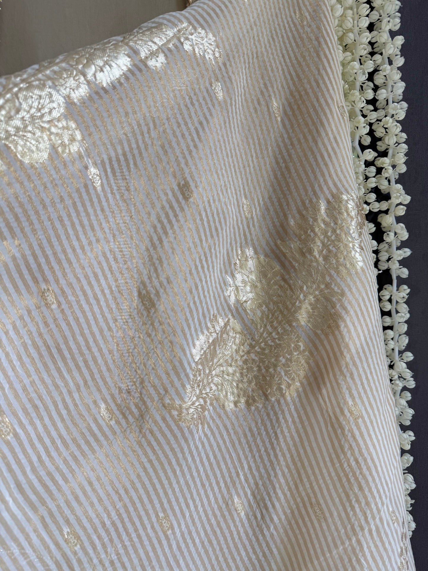Luxurious Handwork Tissue Benarsi silk suit