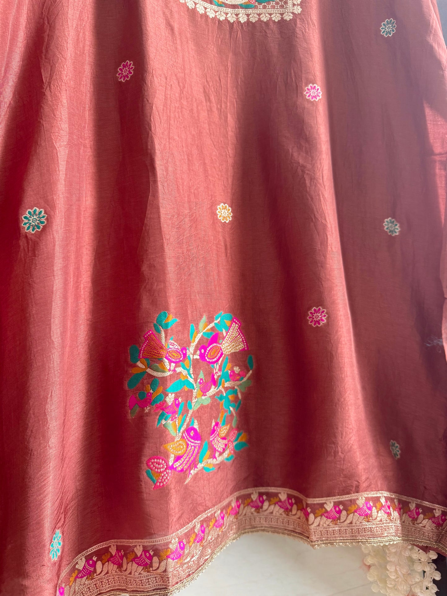 Meenakari Benarsi birds suit