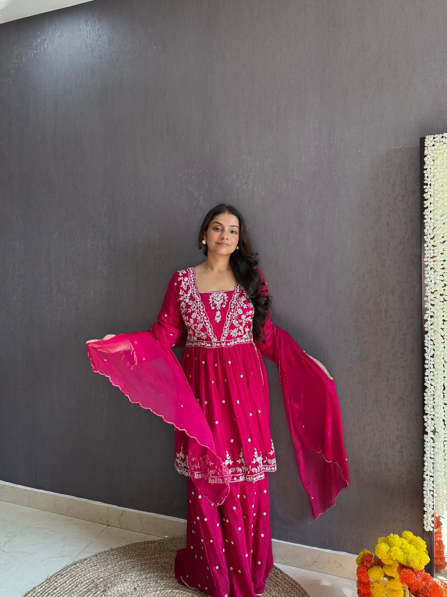 Handwork sharara set