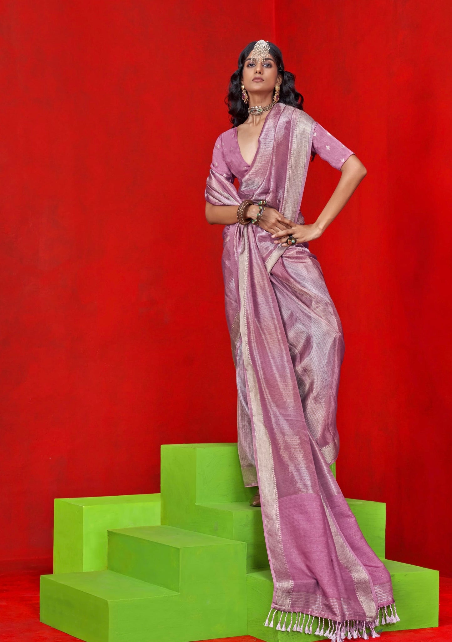 Soft tissue benarsi saree