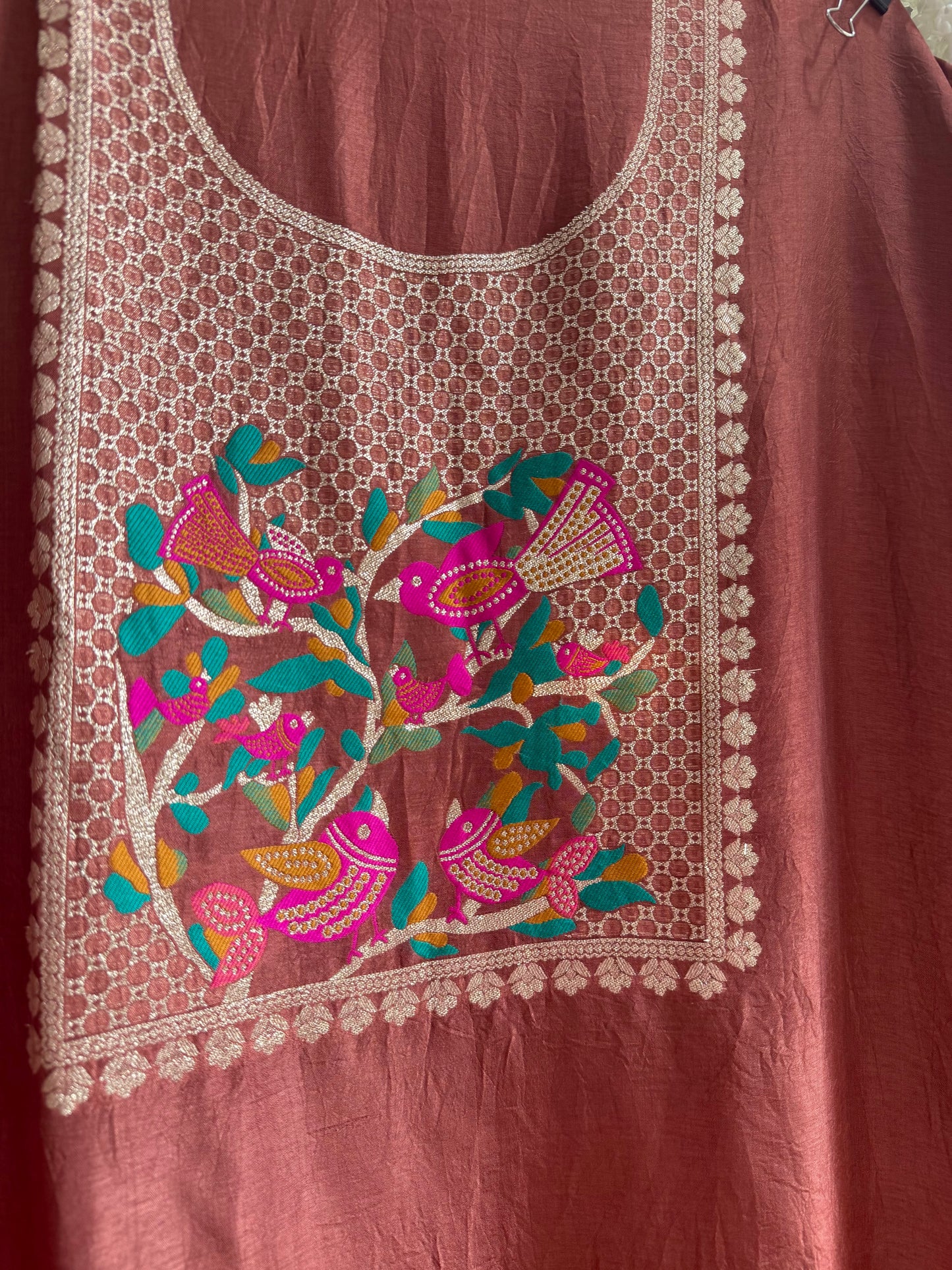 Meenakari Benarsi birds suit