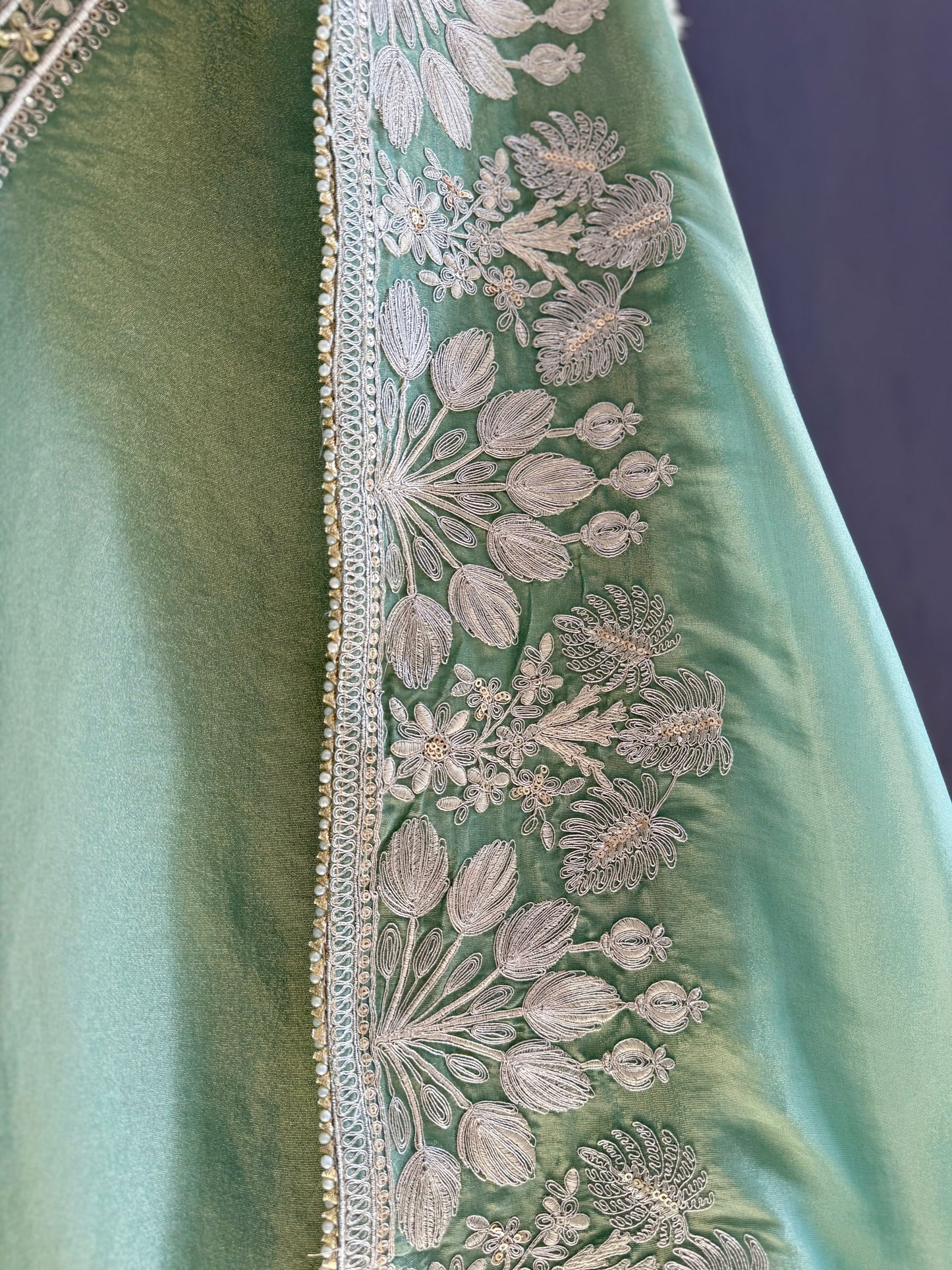 Luxurious Aari work handwork suit