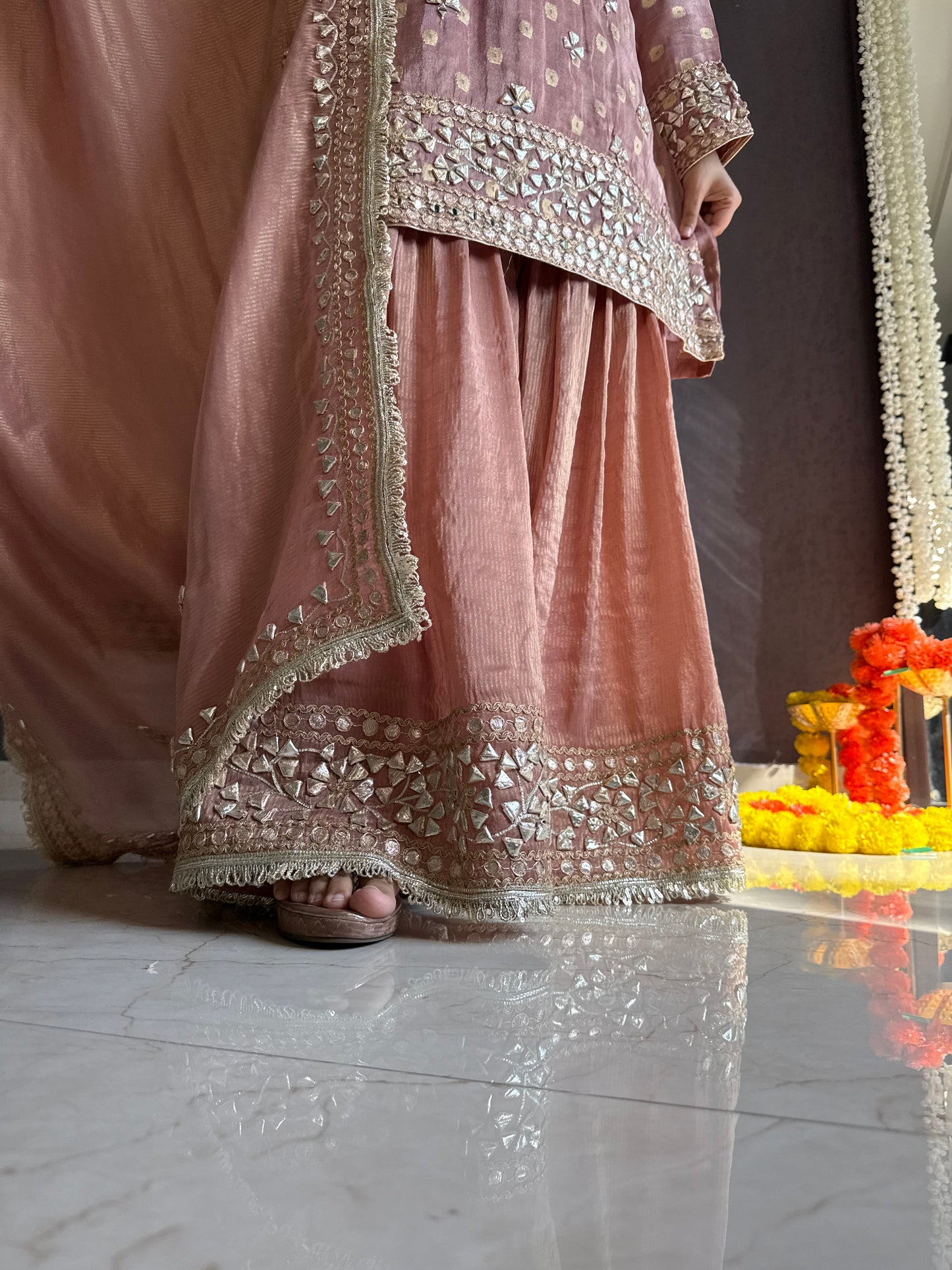 Luxurious gotapatti sharara set