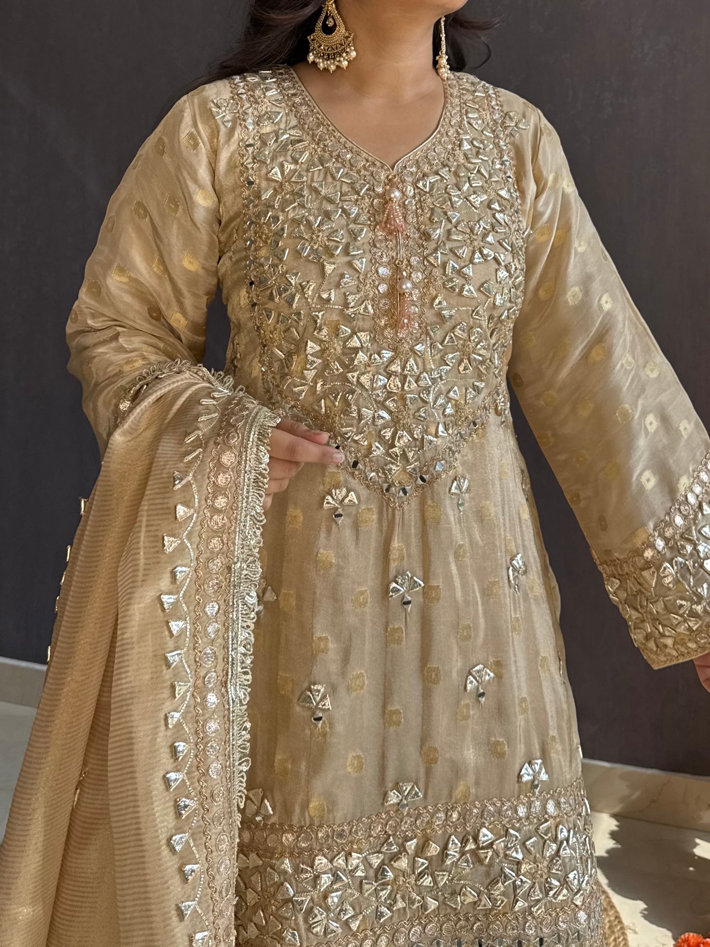 Luxurious gotapatti sharara set