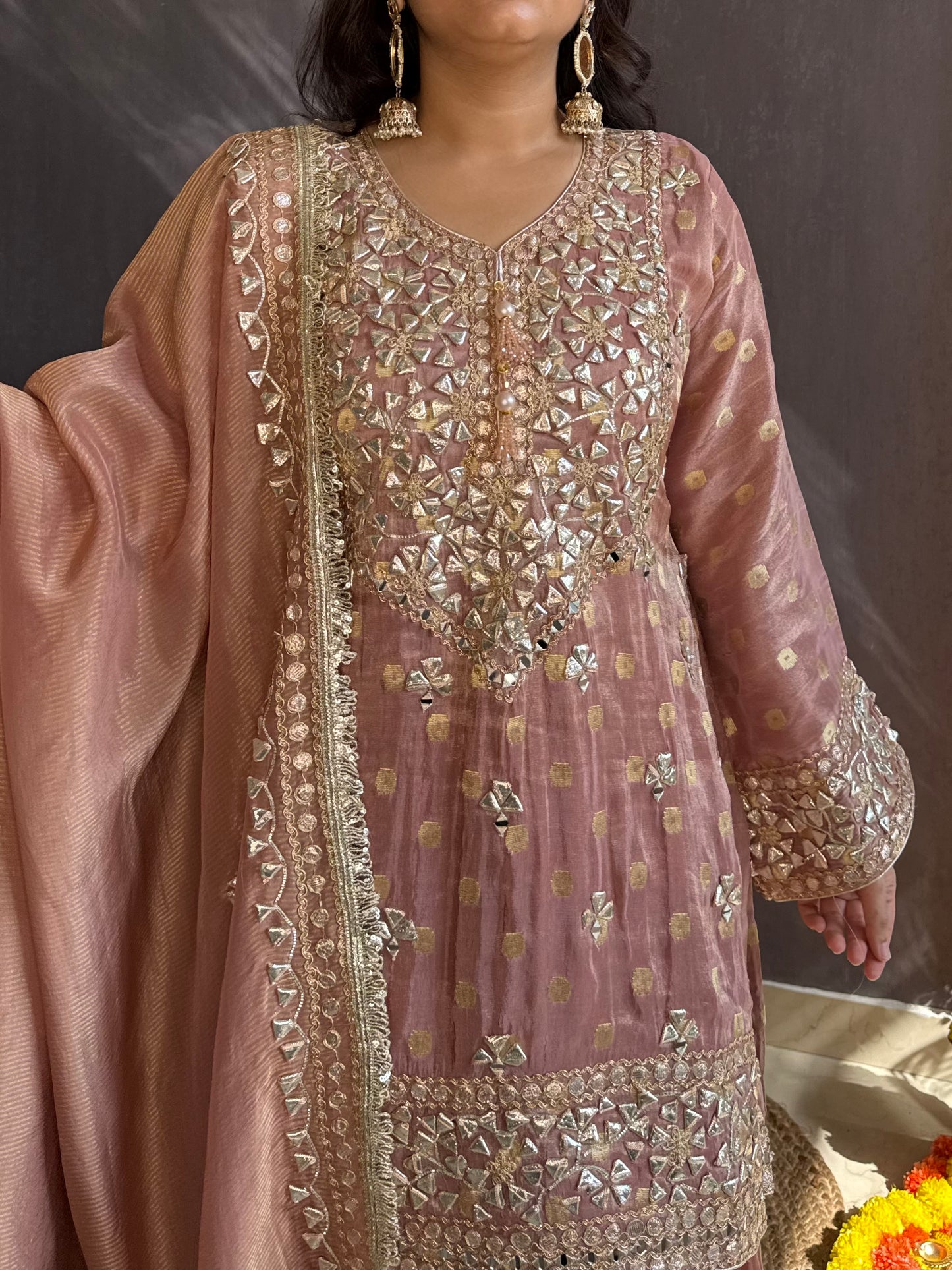 Luxurious gotapatti sharara set