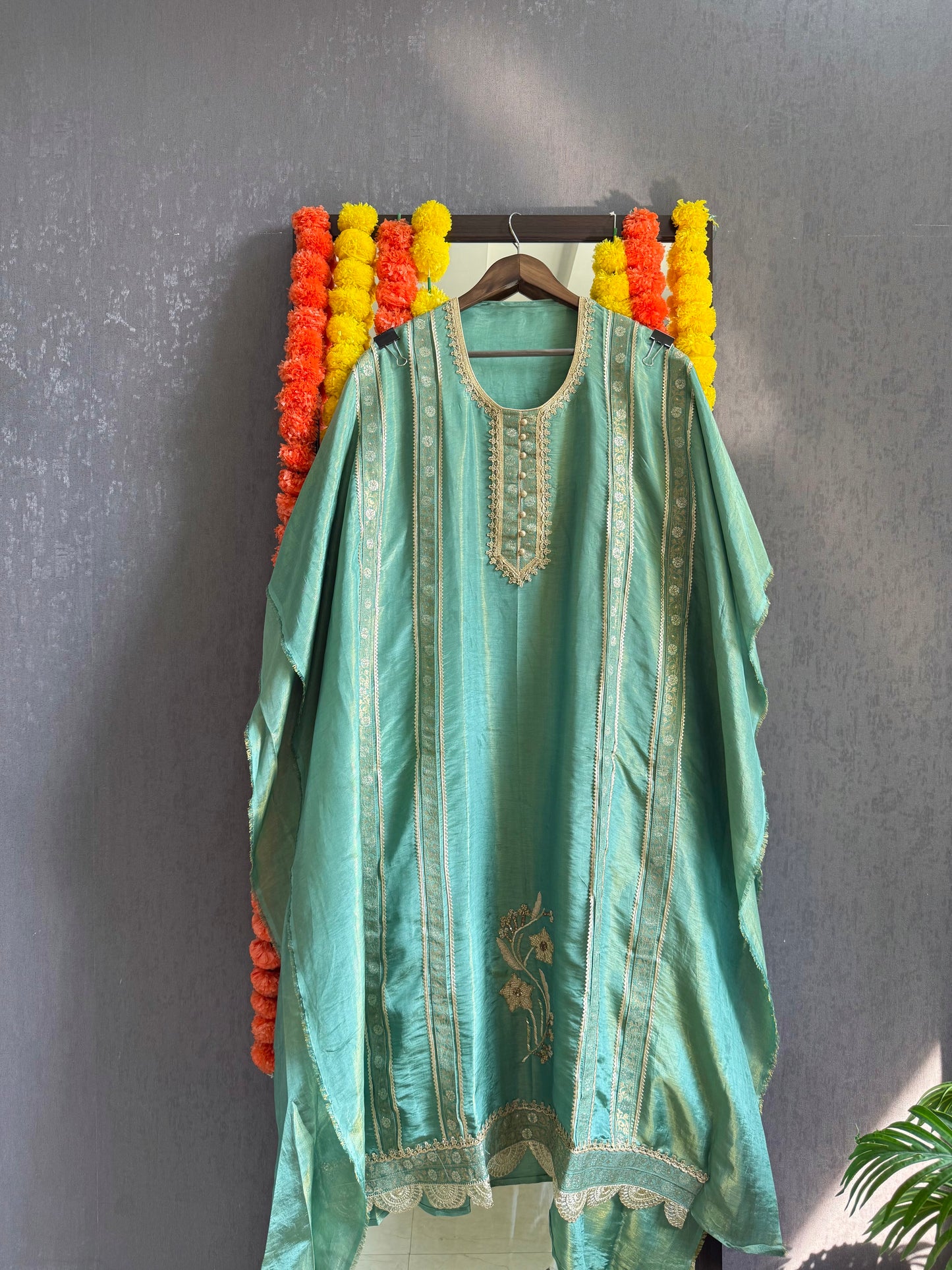 Luxurious Benarsi Tissue silk suit