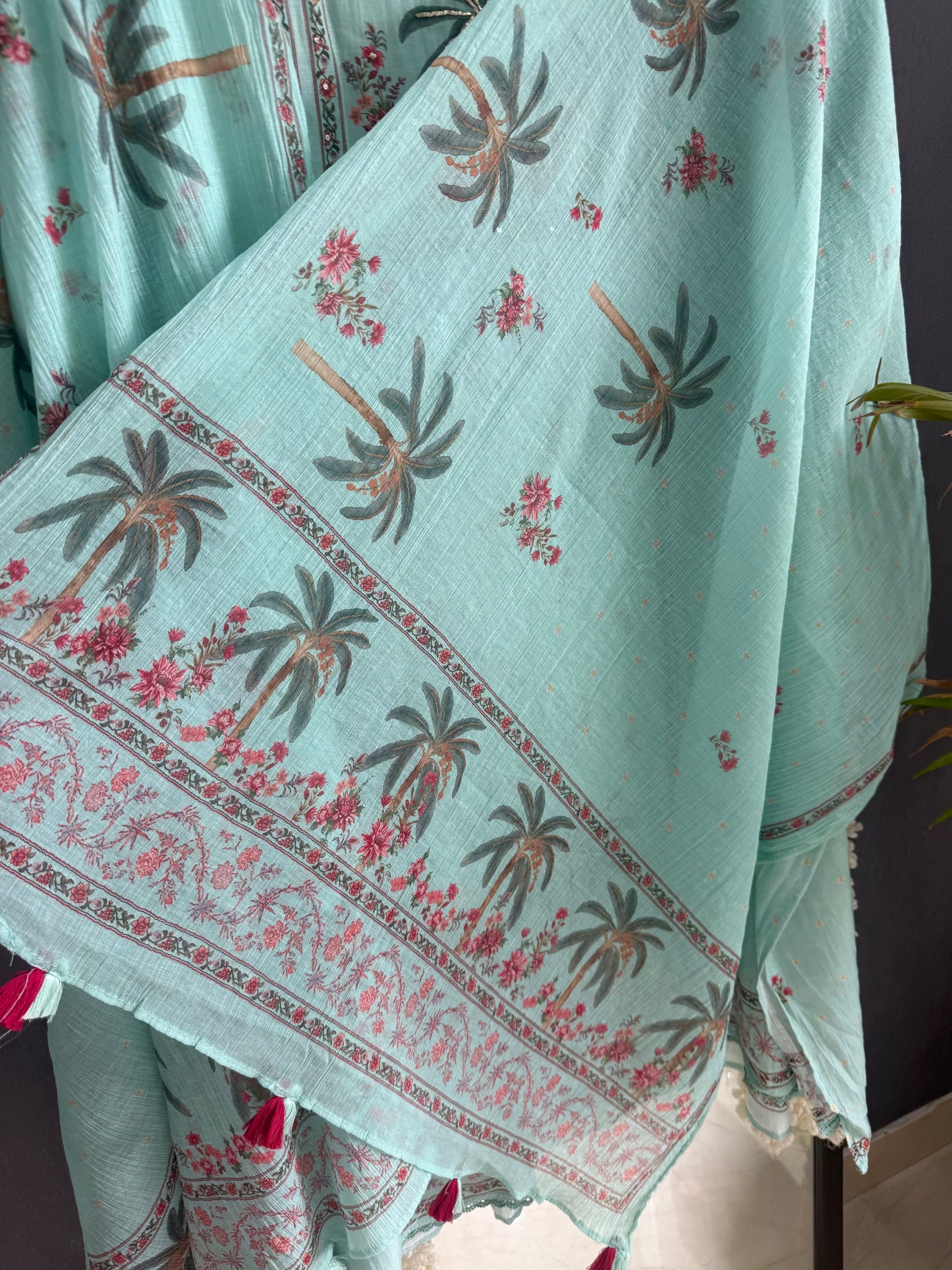 Mulmul cotton tropical suit