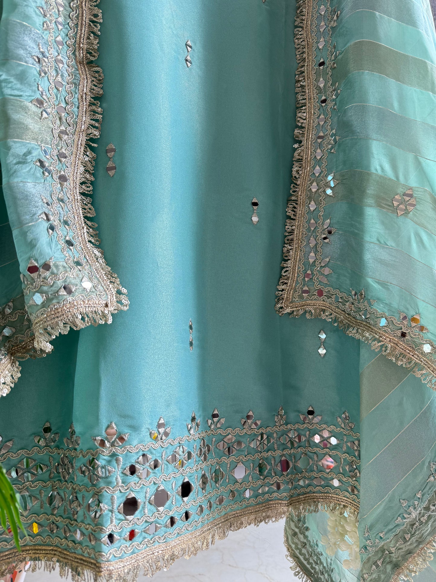 Luxurious Mirrorwork suit
