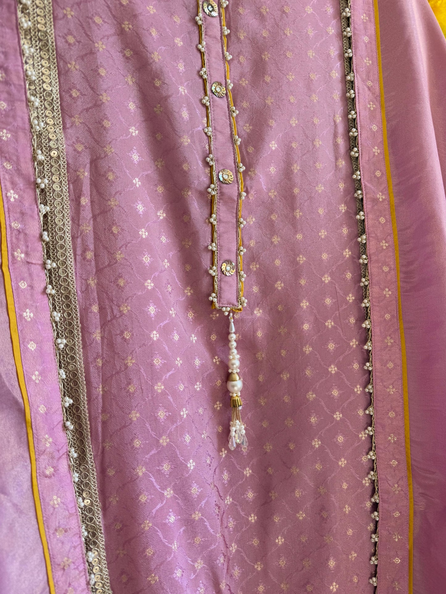 Pearl Benarsi Tissue silk suit