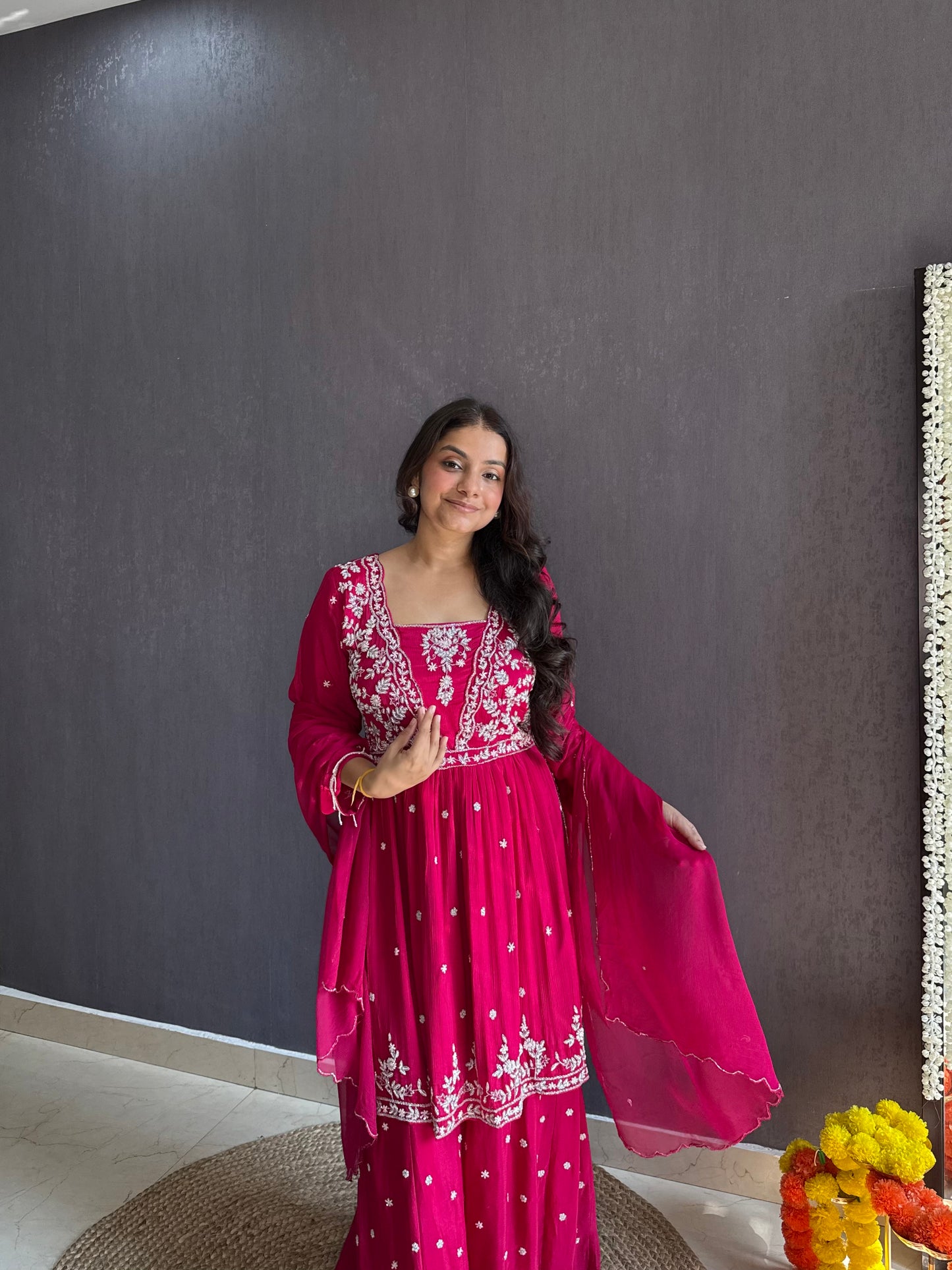 Handwork sharara set