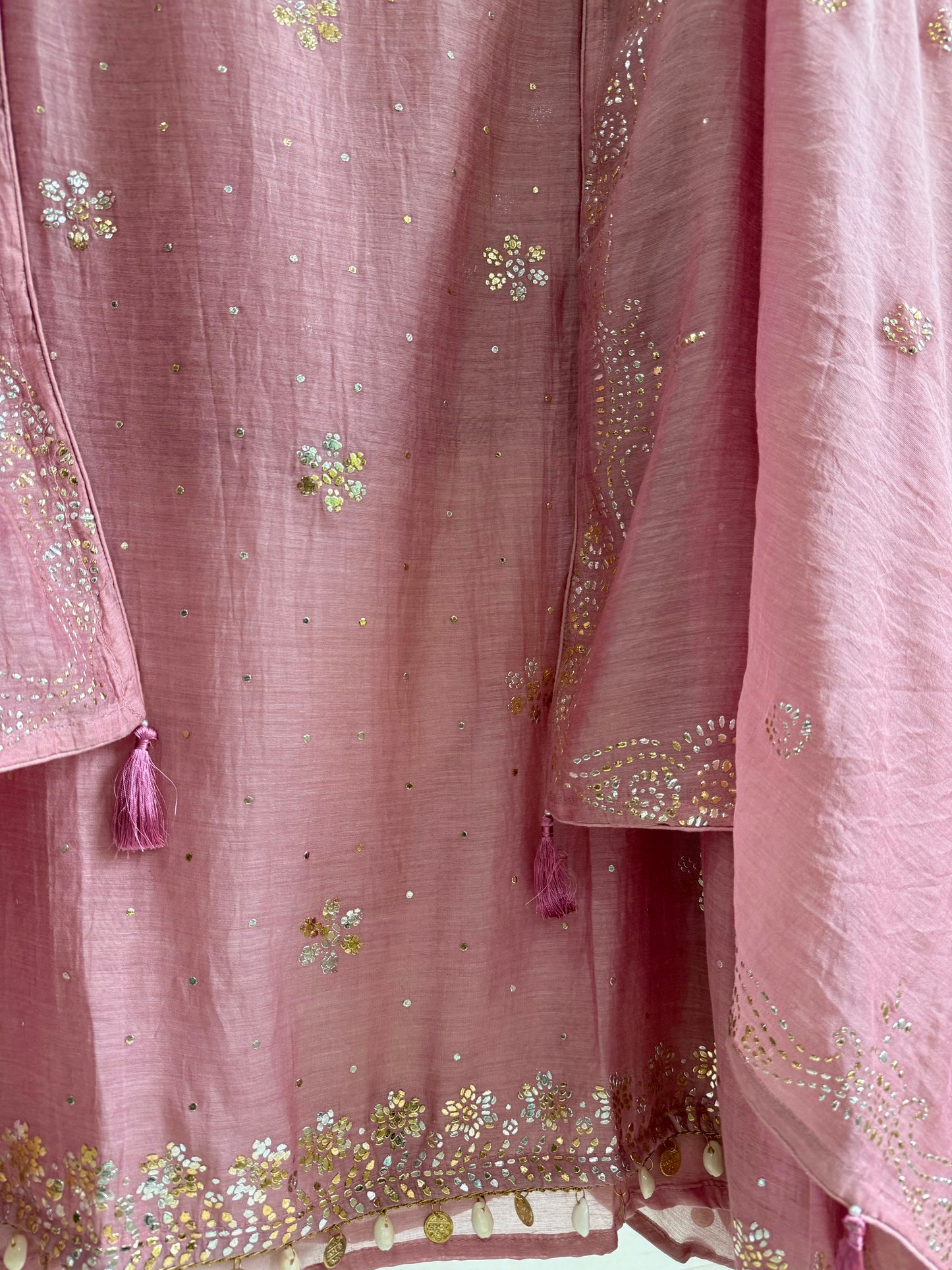 Luxurious Mul chanderi mukaish suit