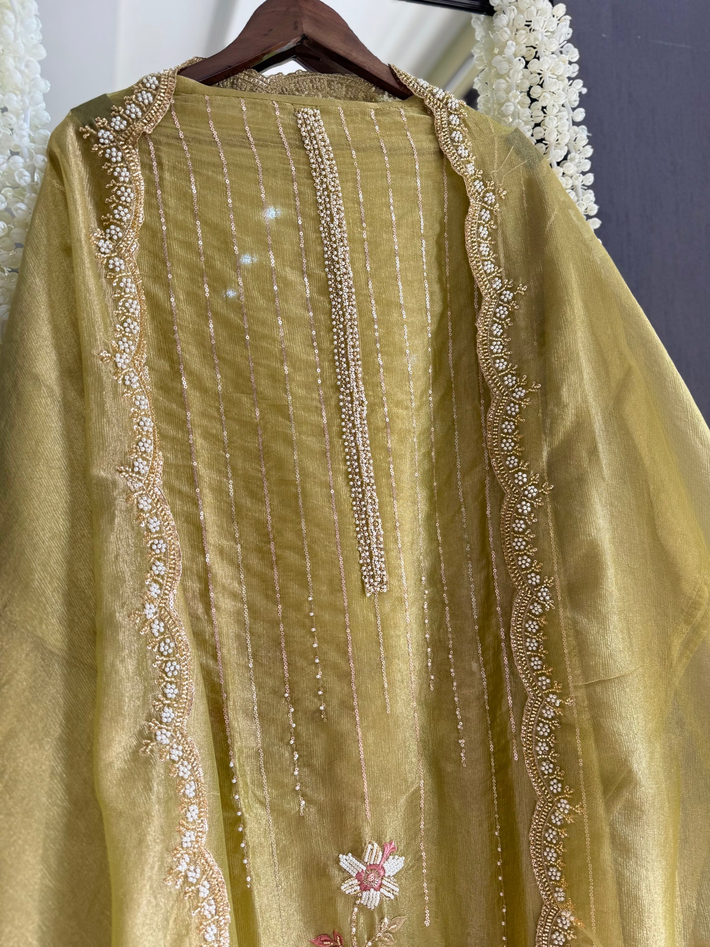 Premium Crush Tissue handwork suit