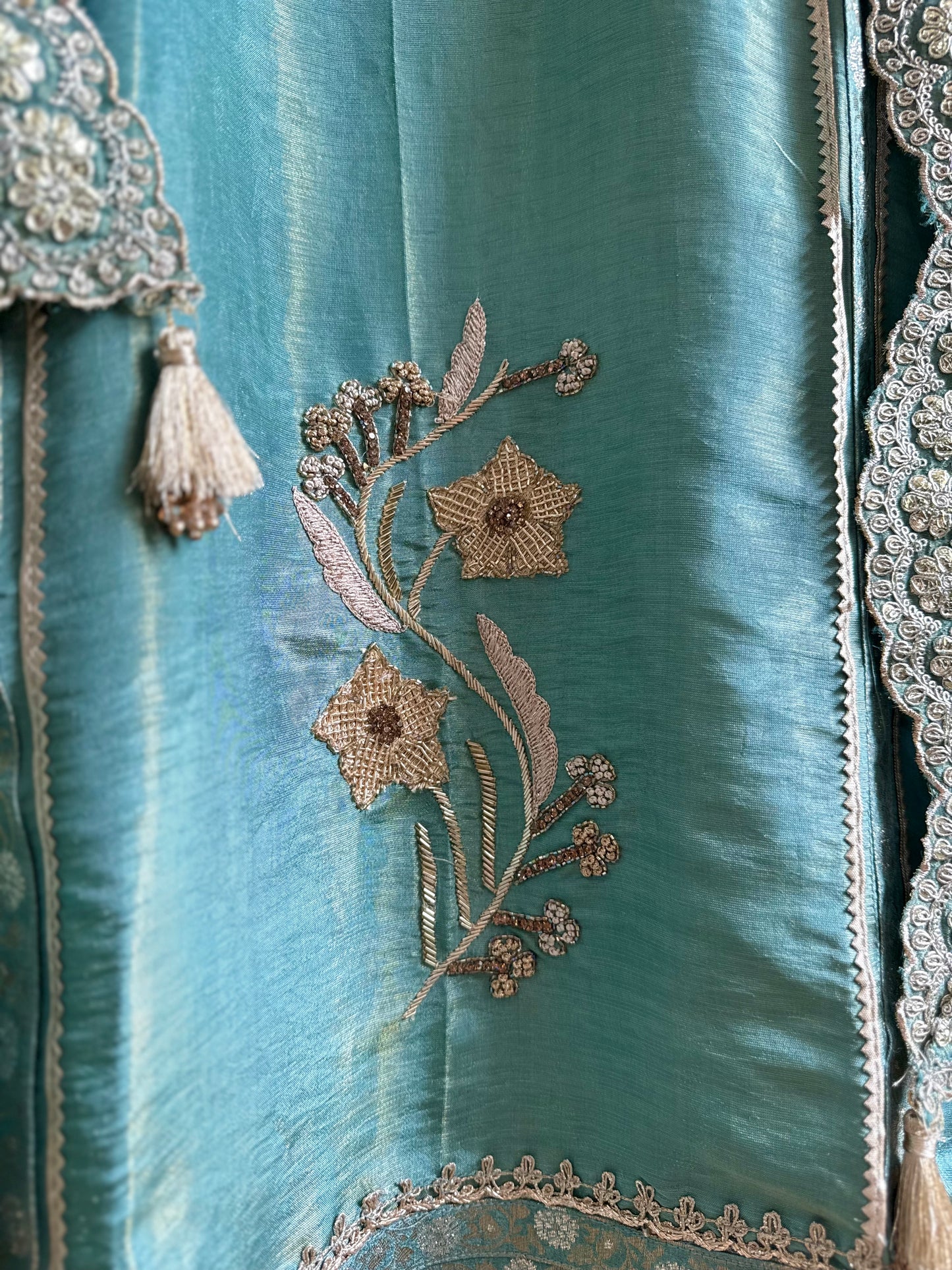Luxurious Benarsi Tissue silk suit