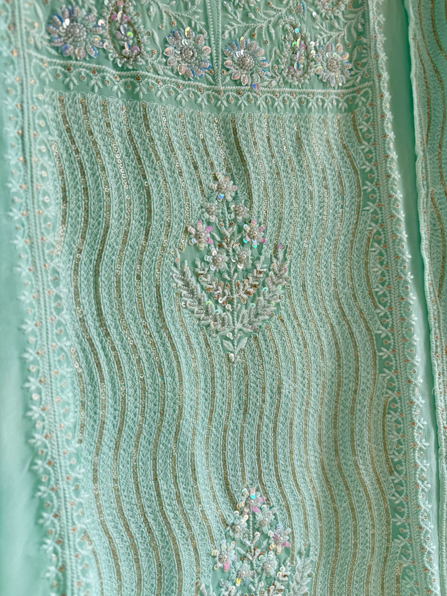Lucknowi chikankari handwork suit