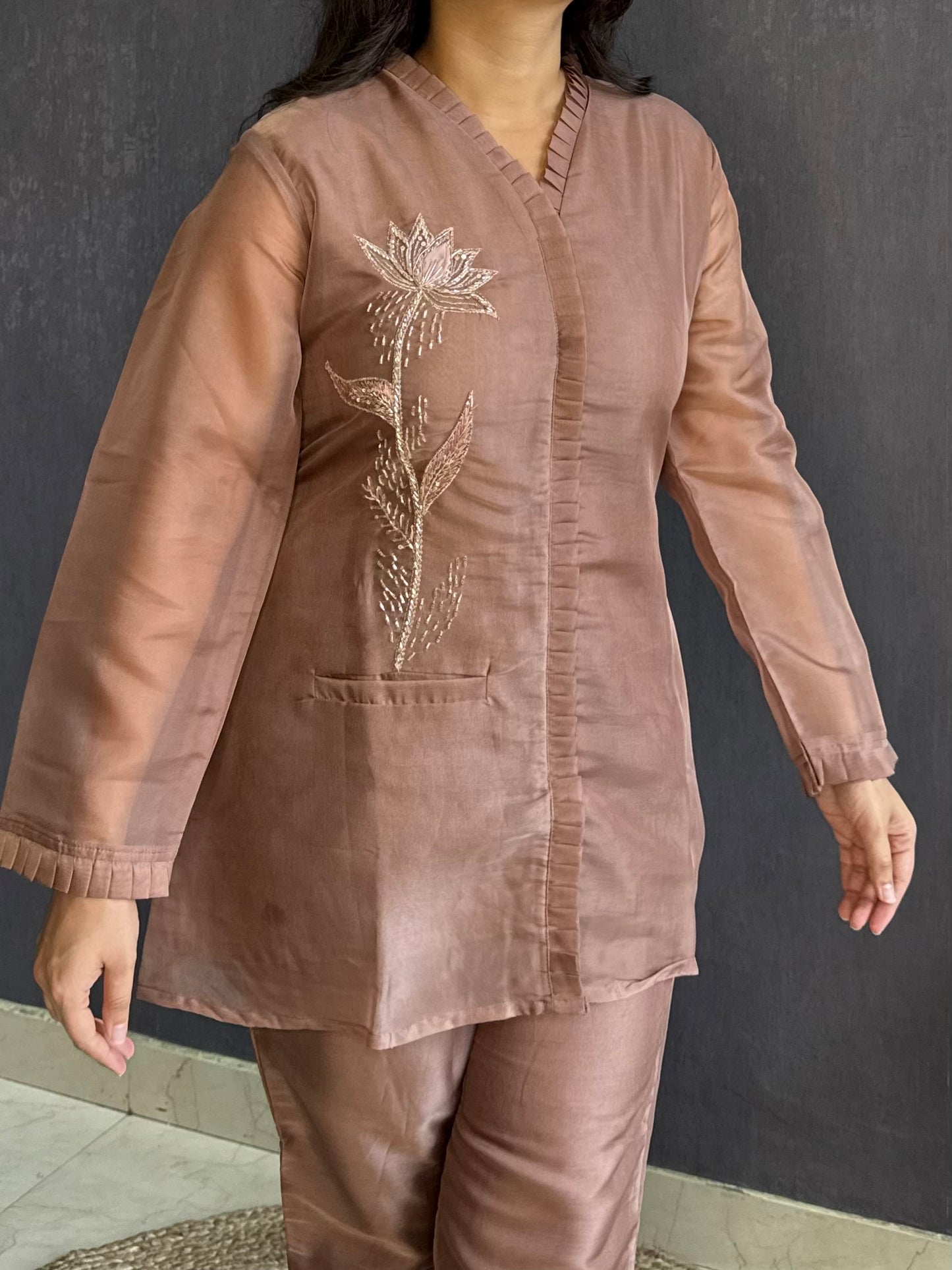 Designer handwork Coord set