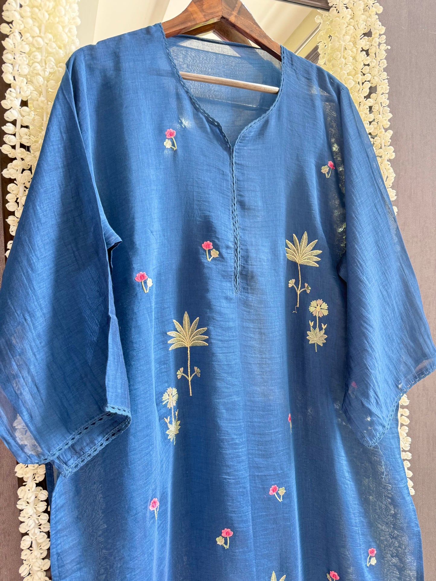 Luxurious Mul chanderi pichwai suit