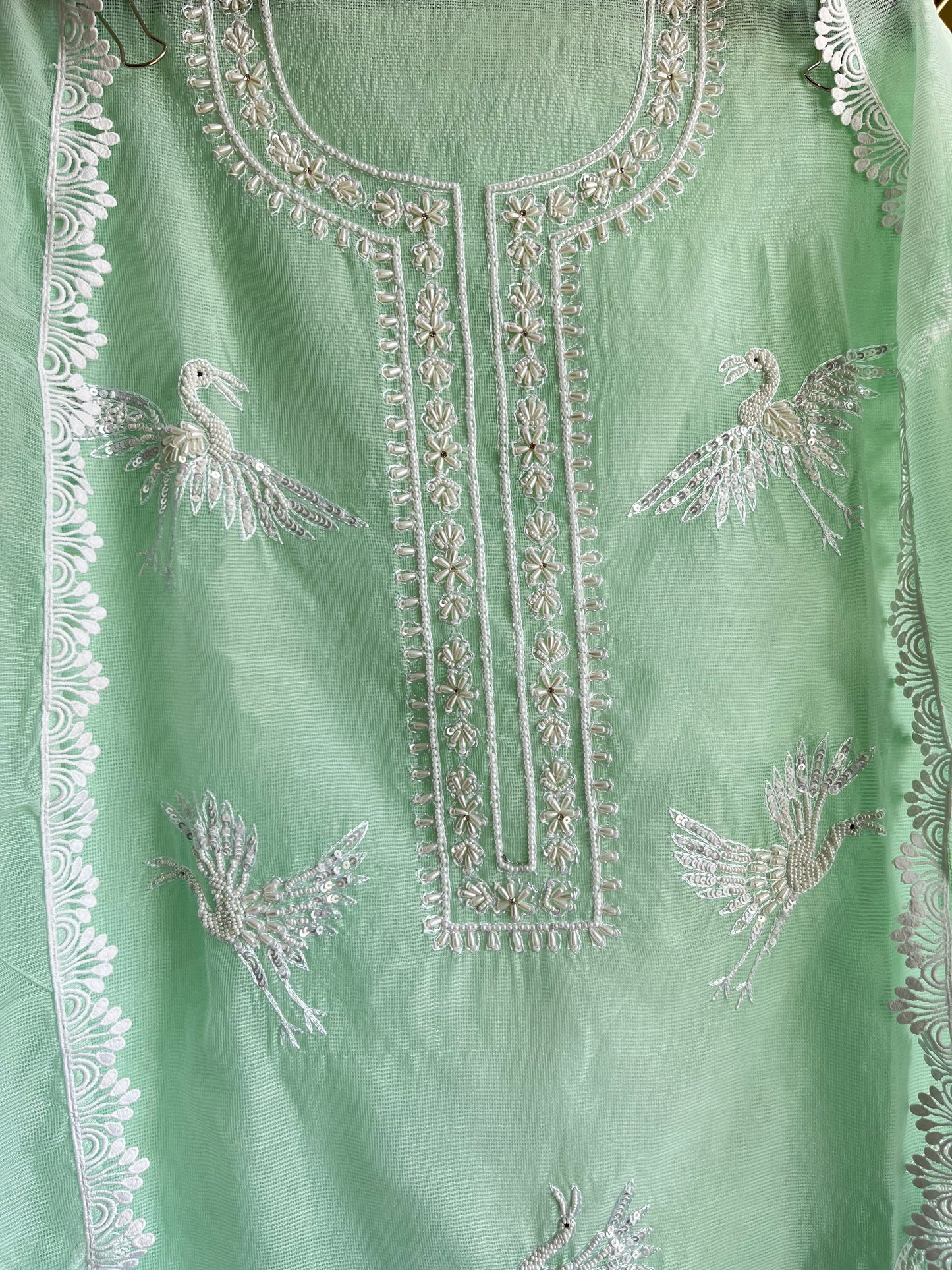 Kota doria pearlwork suits