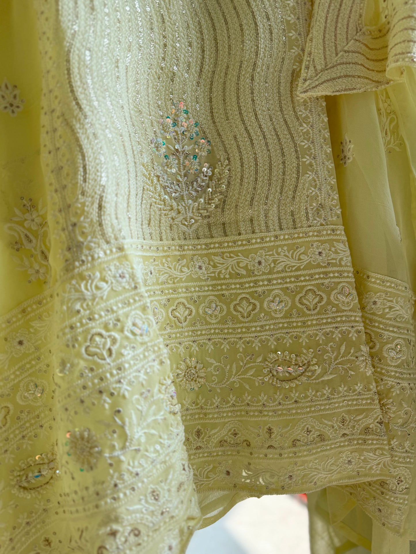 Lucknowi chikankari handwork suit