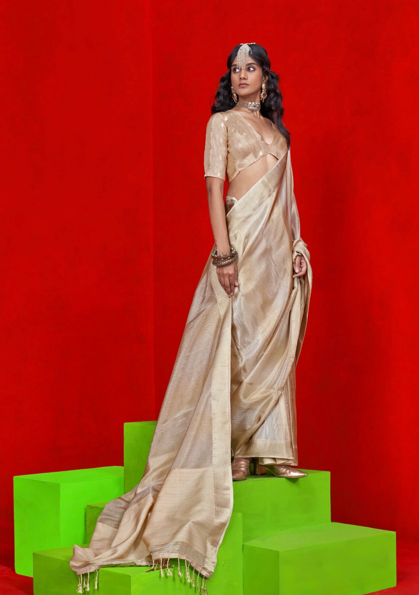 Soft tissue benarsi saree
