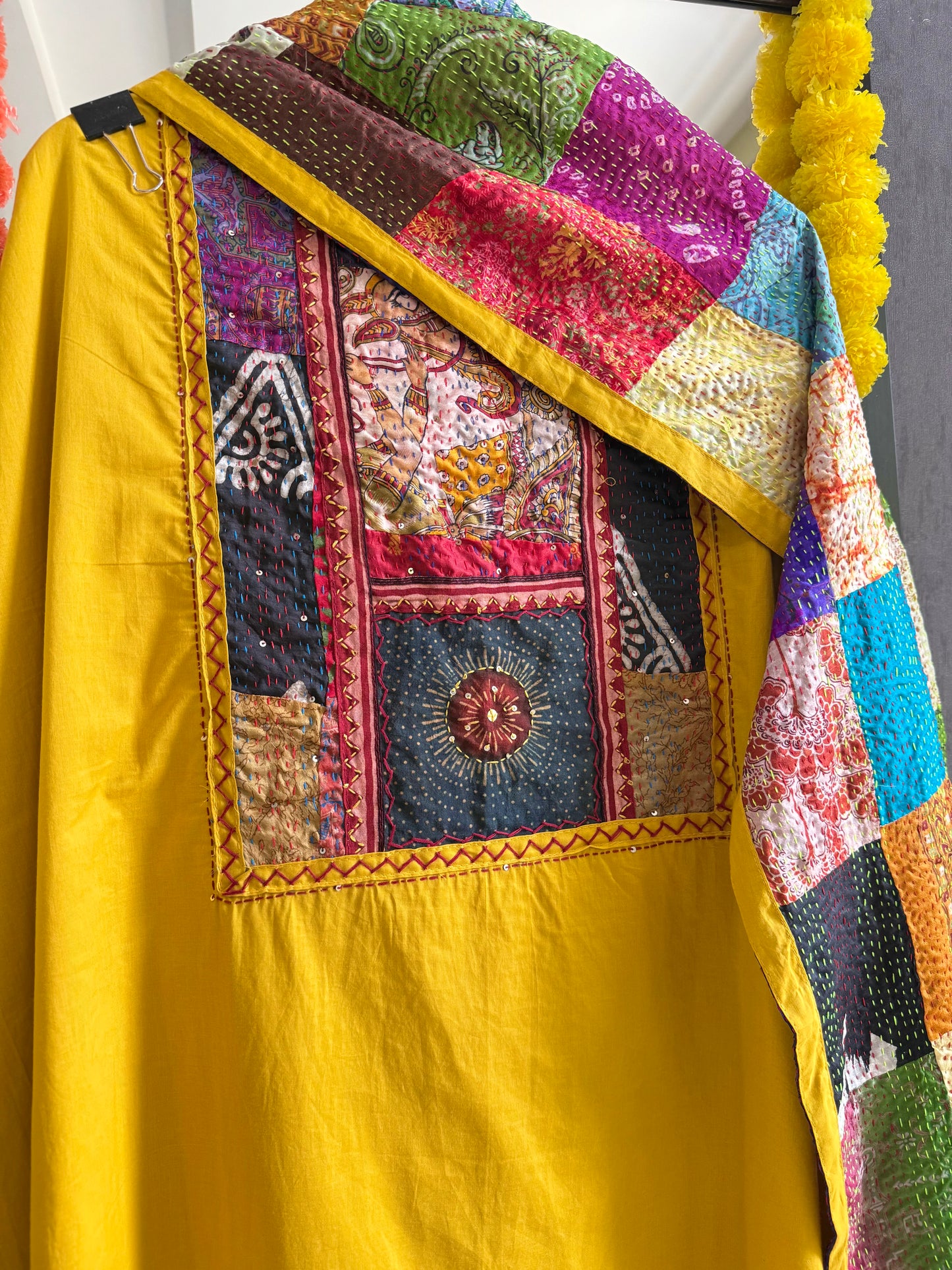 Pure cotton kantha patchwork suits