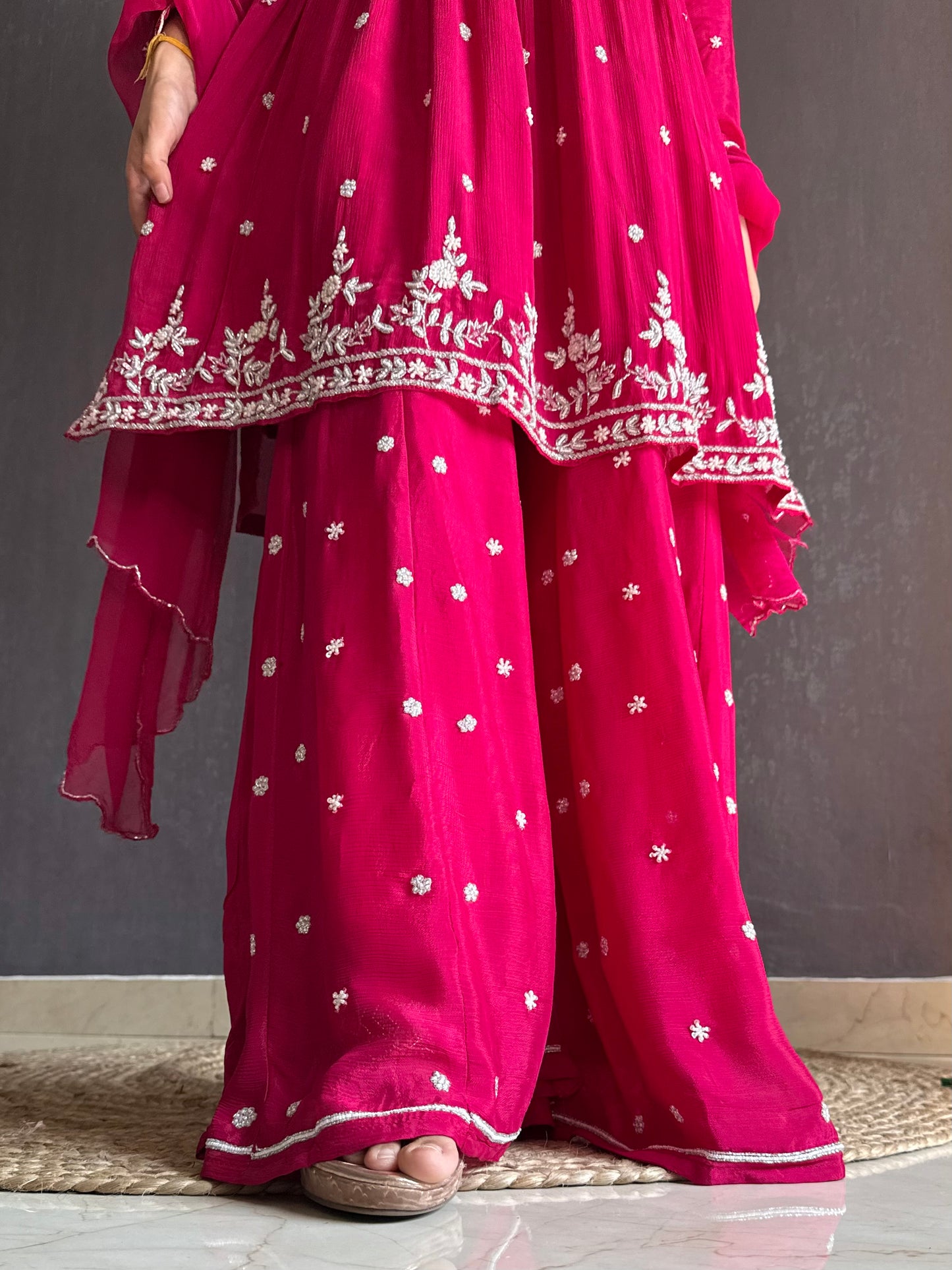 Handwork sharara set