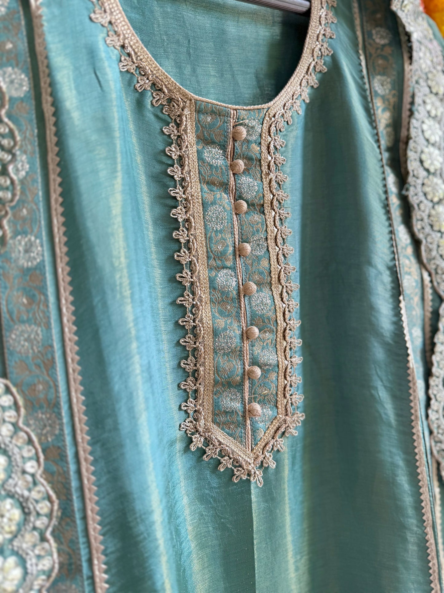 Luxurious Benarsi Tissue silk suit