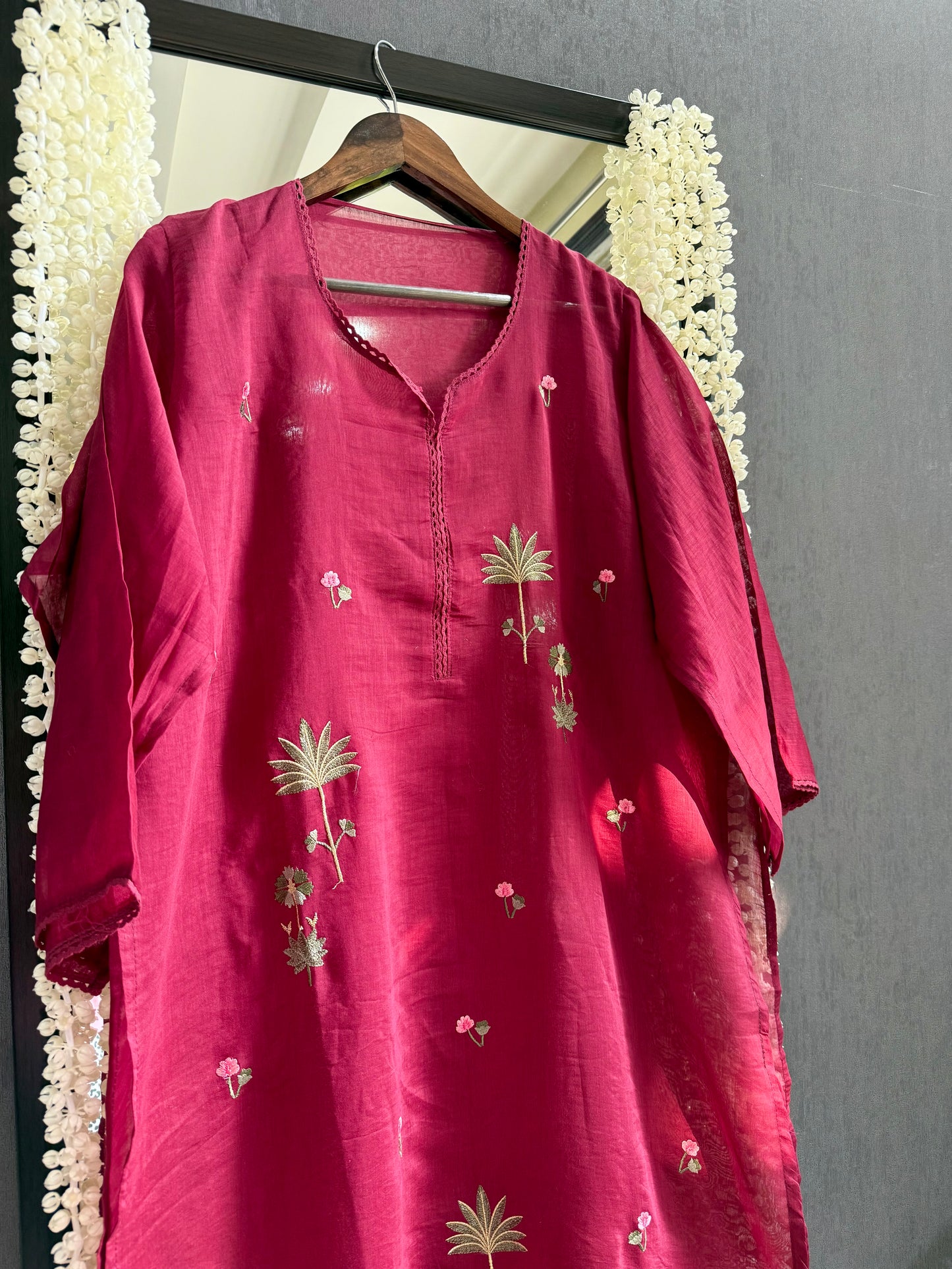Luxurious Mul chanderi pichwai suit