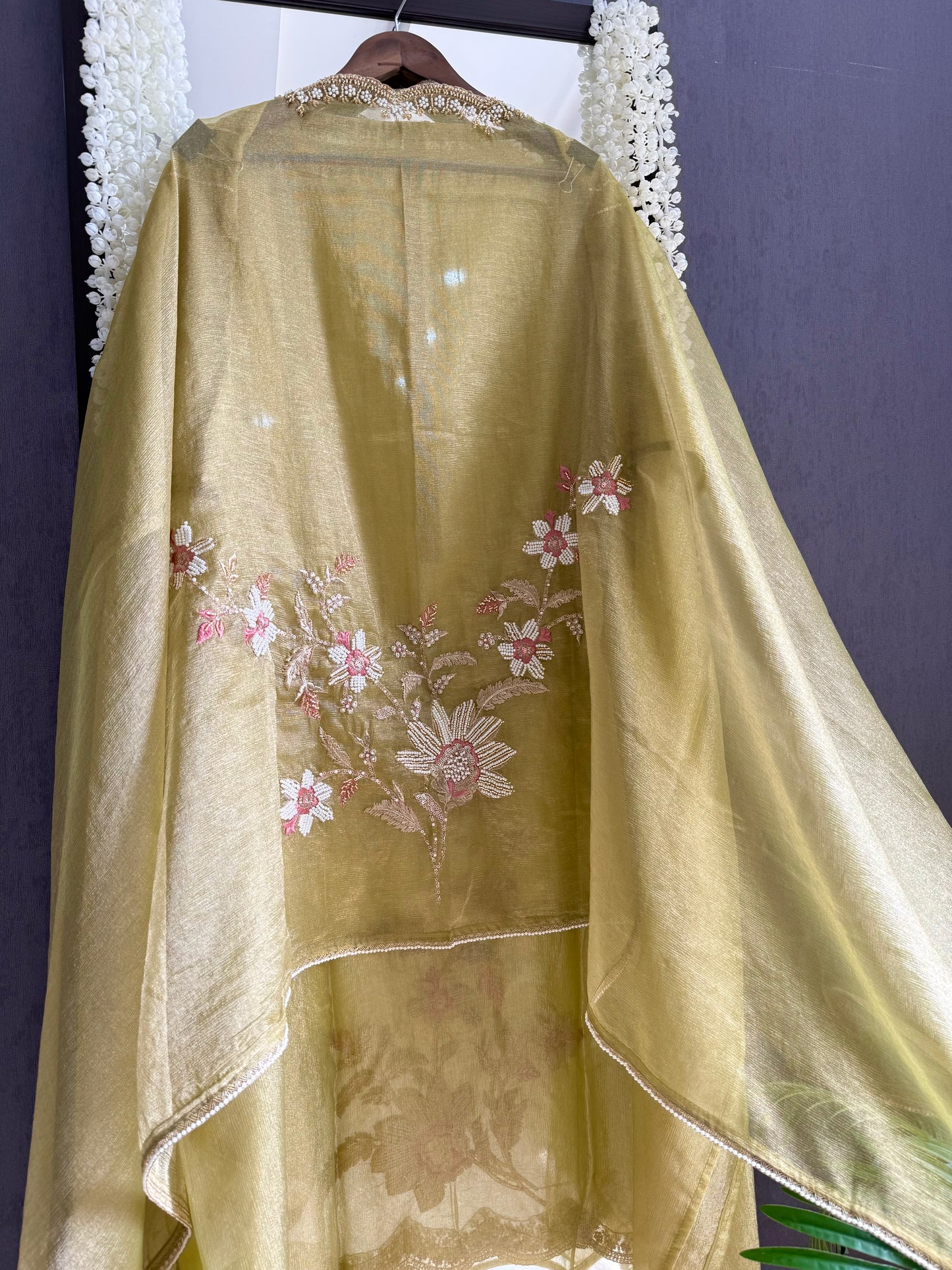 Premium Crush Tissue handwork suit