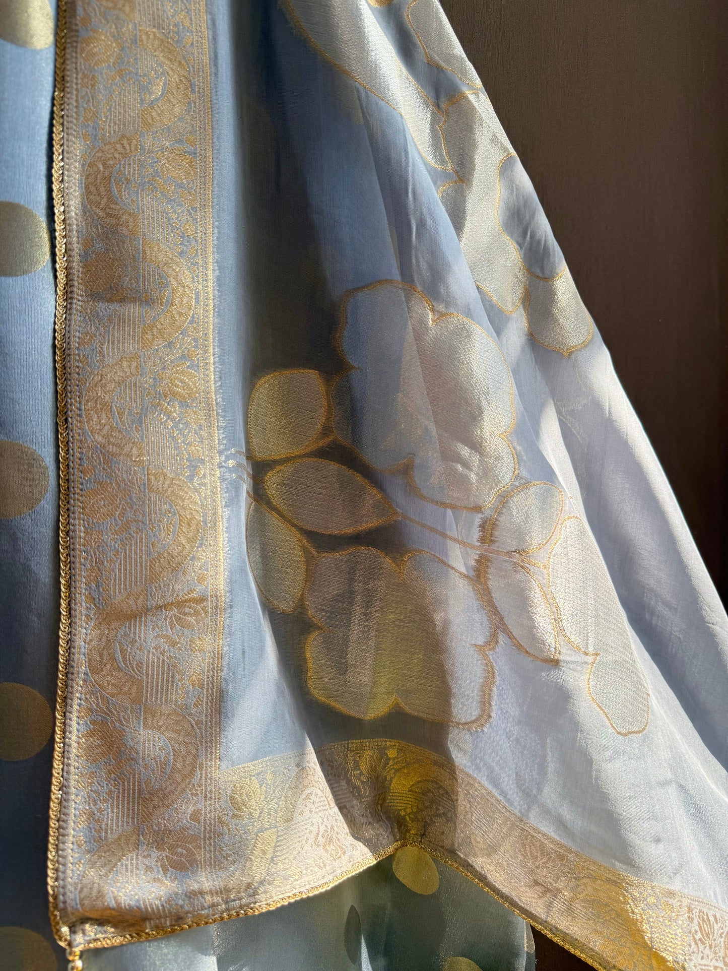 Luxurious Aari work Benarsi suit
