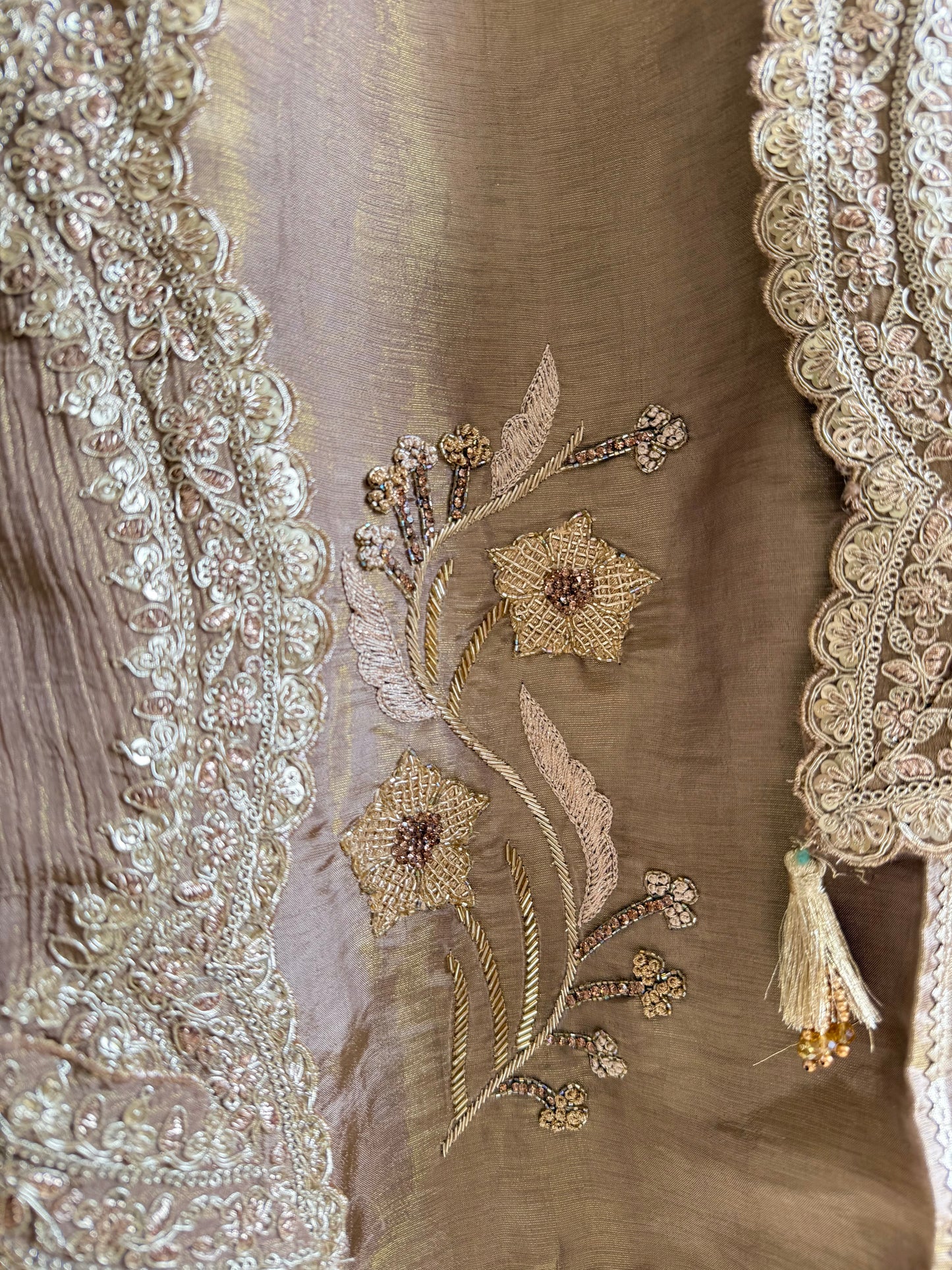 Luxurious Benarsi Tissue silk suit